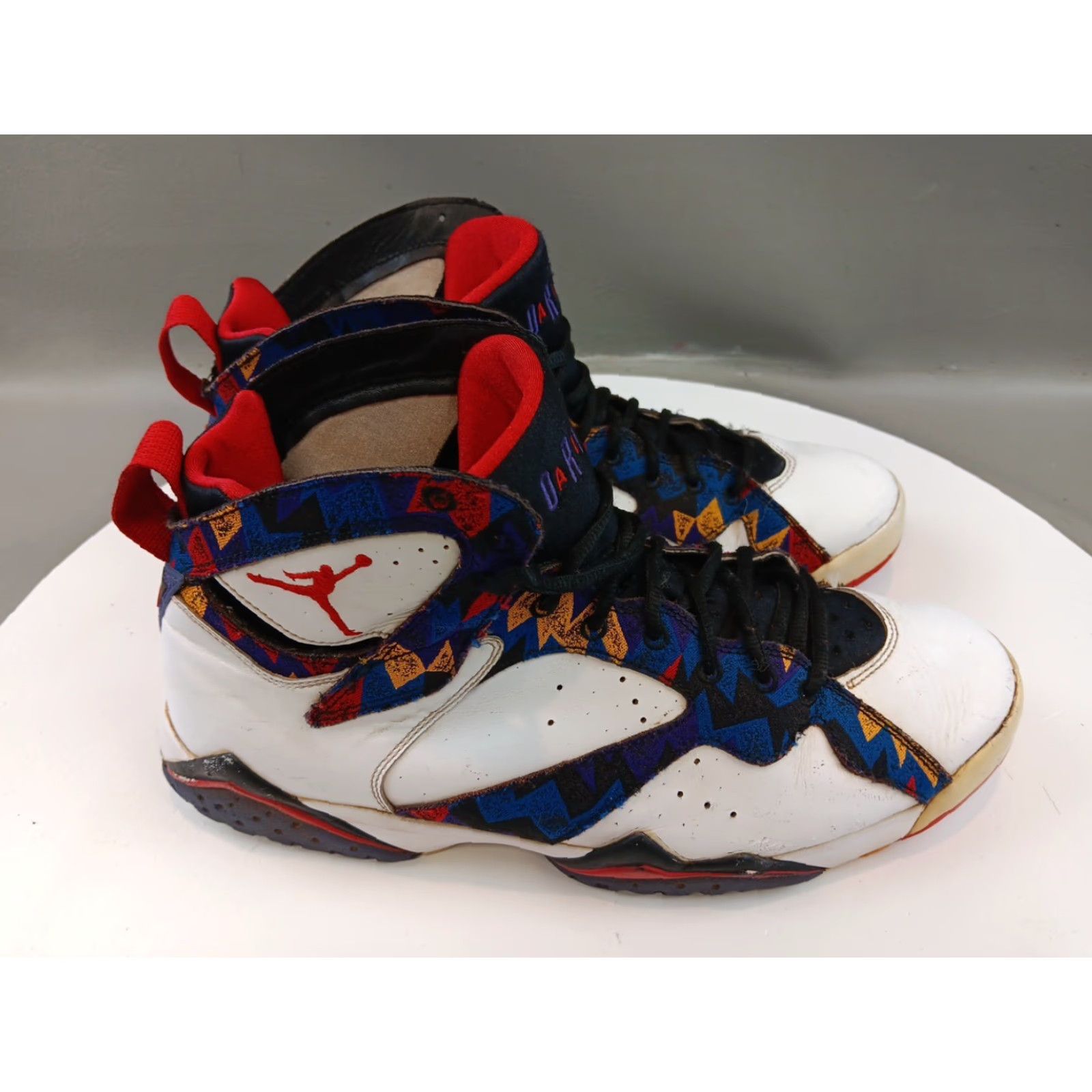 Nike Nike Air Jordan 7 Retro Sneaker Men 12 Multicolor Retro Nothing But Net OG VII Sweater 304775-142 Size US L / EU 52-54 / 3 - 6 Thumbnail