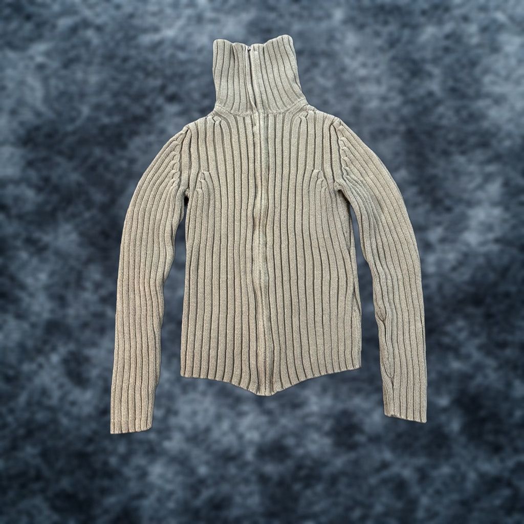 Gap VINTAGE Gap Cardigan Sweater Women's XS Green Turtleneck 90s Long Sleeve Cotton Zip Winter Womens Size XS / US 0-2 / IT 36-38 - 1 Thumbnail