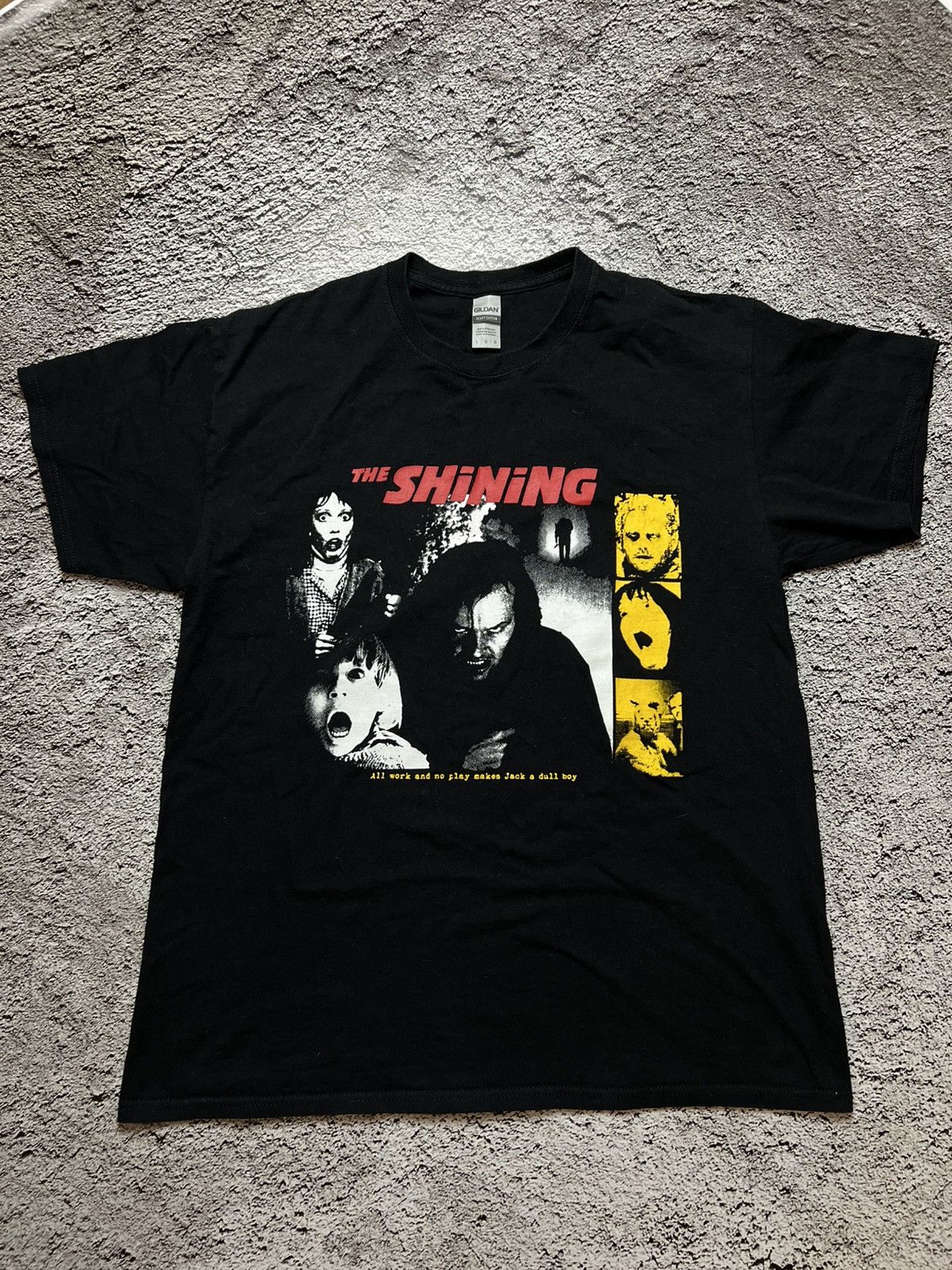 Gildan Vintage the shining Stephen king Stanley Kubrick T shirt Size US L / EU 52-54 / 3 - 1 Thumbnail