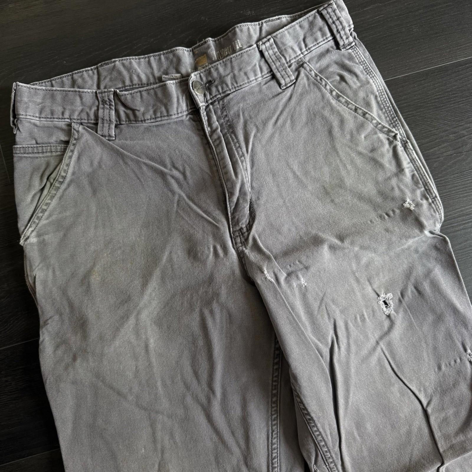 Carhartt Well worn Carhartt 34x34 Utility Work Pants Size US 32 / EU 48 - 2 Thumbnail