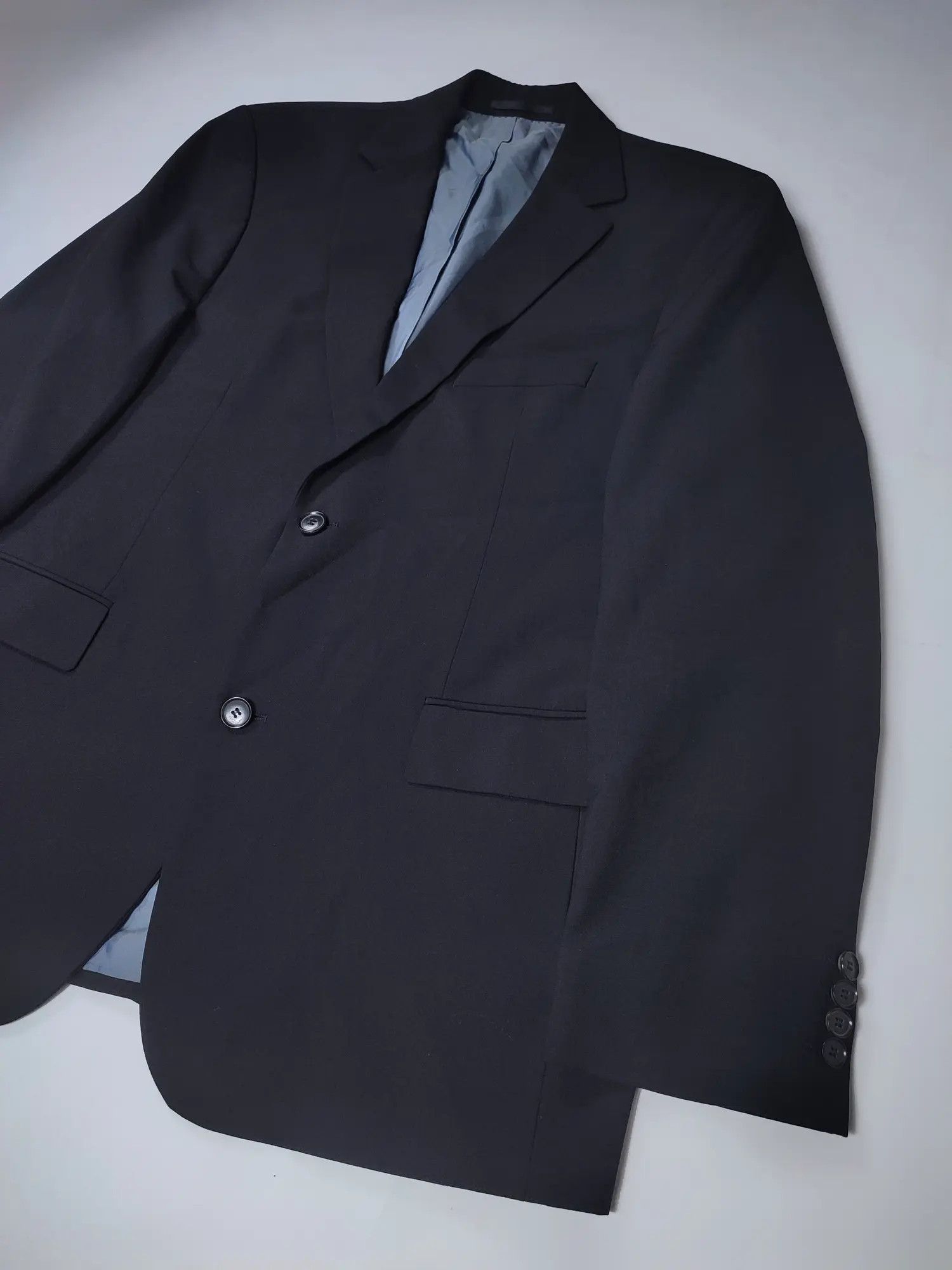 Hugo Boss × Vintage Vintage Hugo Boss Wool Blazer Size 42R - 6 Thumbnail