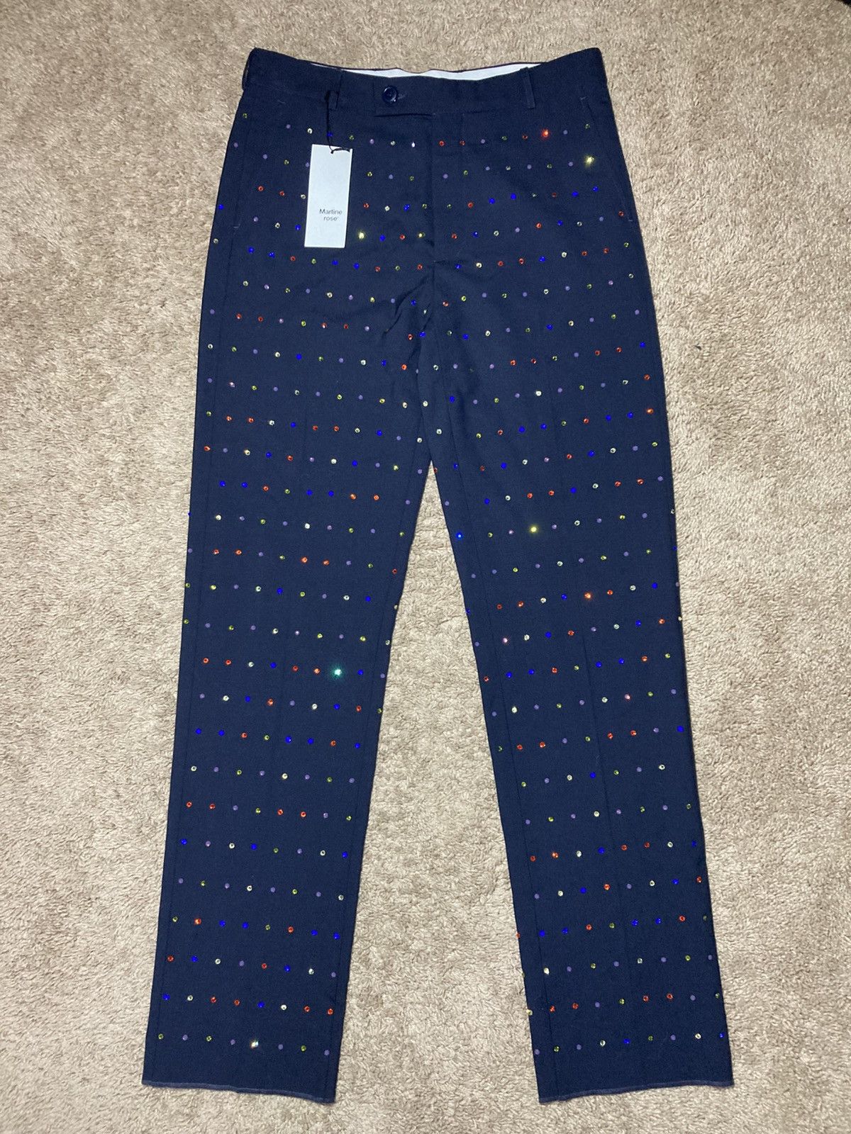 Martine Rose New AW21 Martine Rose Rhinestone Jewel Tailored Suit Pants Size US 30 / EU 46 - 2 Thumbnail