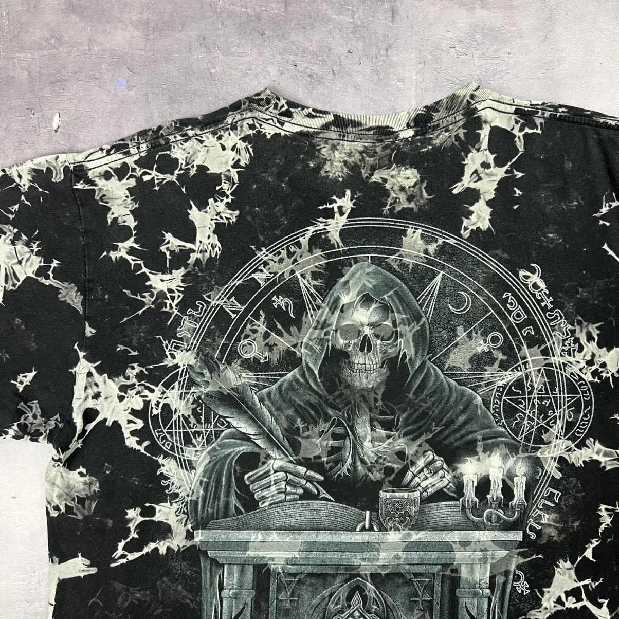 Other Rare! Skeleton Overprint Skull Logo 666 Y2K 90s Size US L / EU 52-54 / 3 - 11 Thumbnail