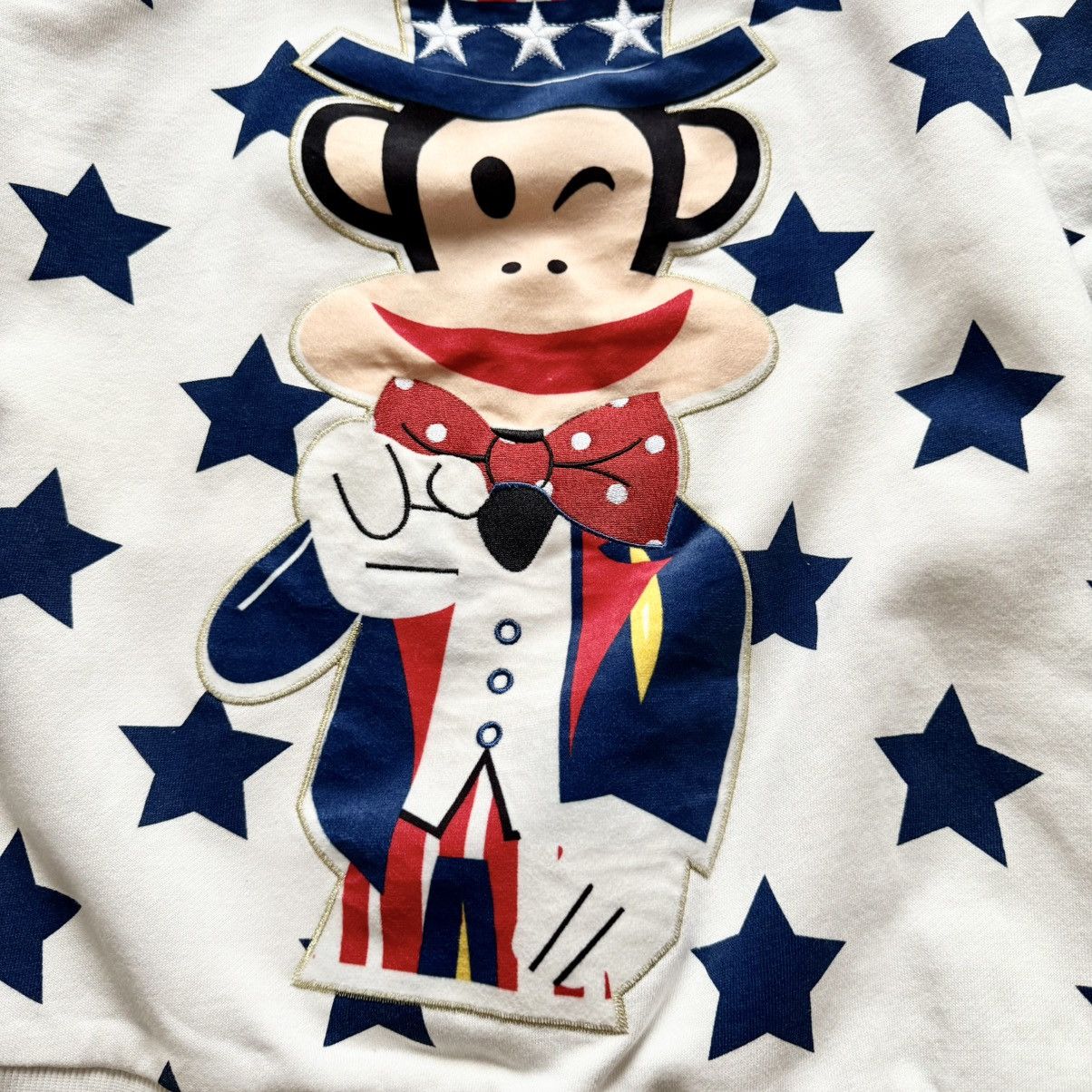 Hysteric Glamour Y2K Paul Frank USA Uncle Sam Julius Star Zip Hoodie Logo Size L / US 10 / IT 46 - 4 Thumbnail