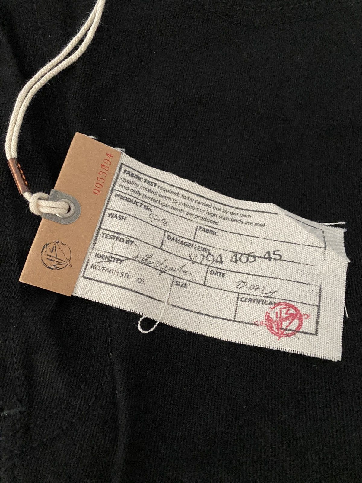 No Faith Studios No Faith Studios Raw Denim Japanese Ultra Loose Fit Black M Size US 32 / EU 48 - 3 Thumbnail