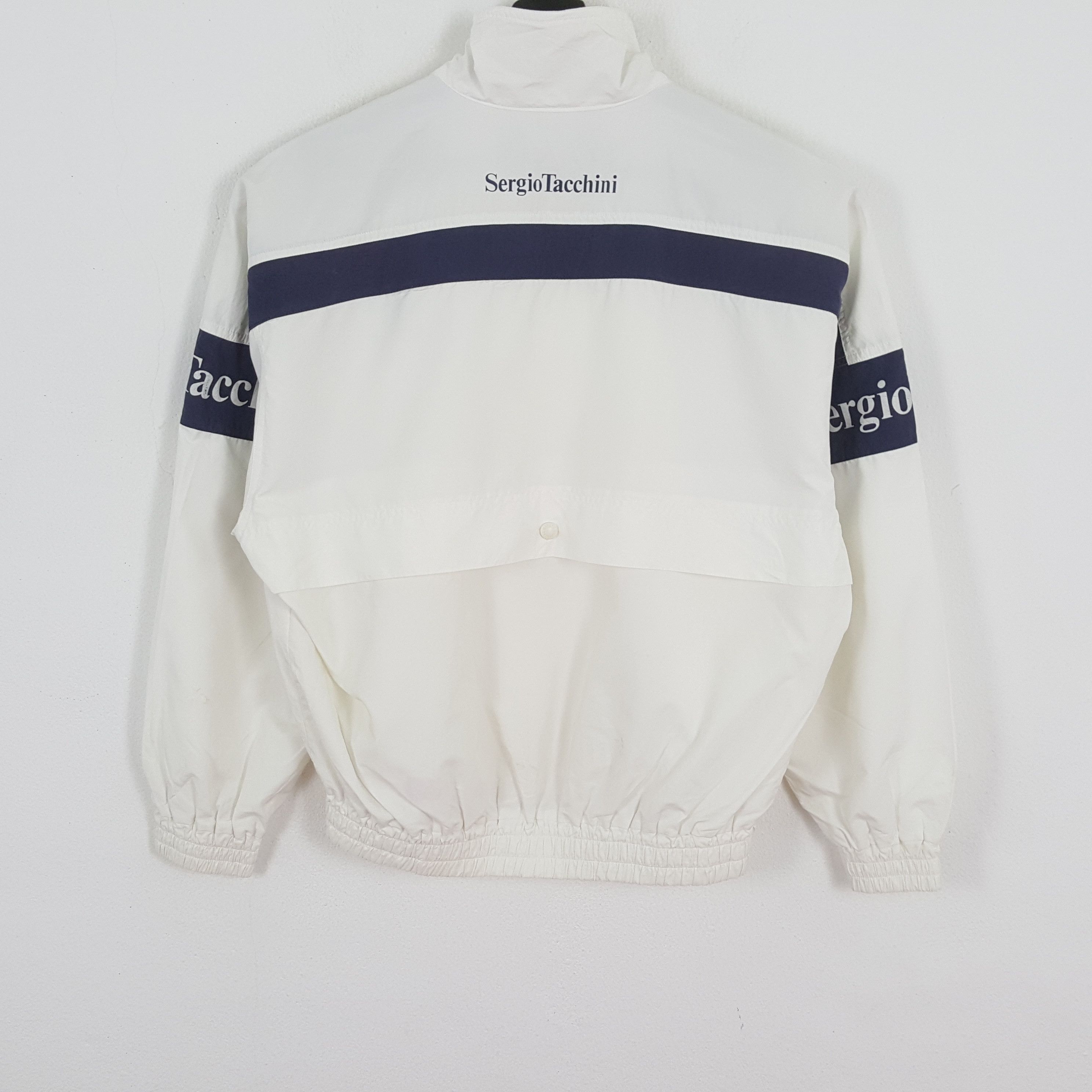 Sergio Tacchini × Vintage SERGIO TACHINI Logo Design Sportswear Style Jacket Size US L / EU 52-54 / 3 - 3 Thumbnail