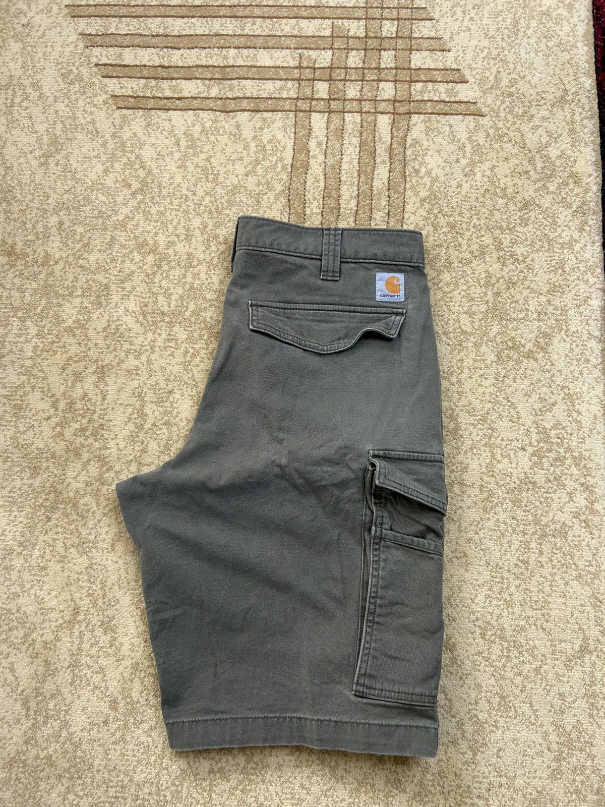 Carhartt Carhartt Olive Cargo Shorts Size US 34 / EU 50 - 1 Thumbnail