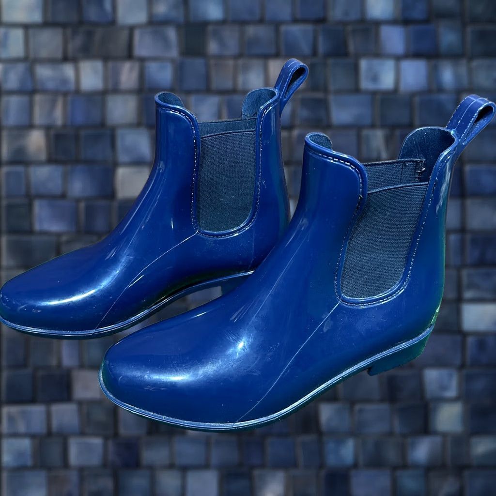Ralph Lauren Lauren Ralph Lauren Blue Tally II Bo Rai Chelsea Rain Boot Womens 7 Size US 7 / IT 37 - 1 Thumbnail