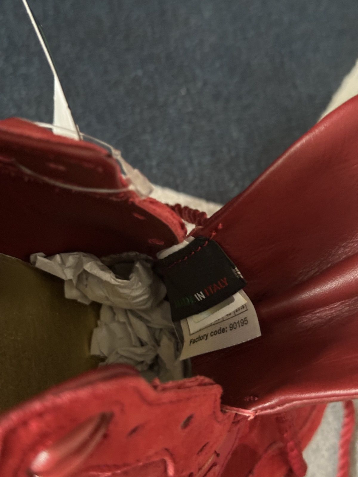 Diadora Diadora x END. Clothing V7000 red suede sneakers Size US 9.5 / EU 42-43 - 7 Thumbnail