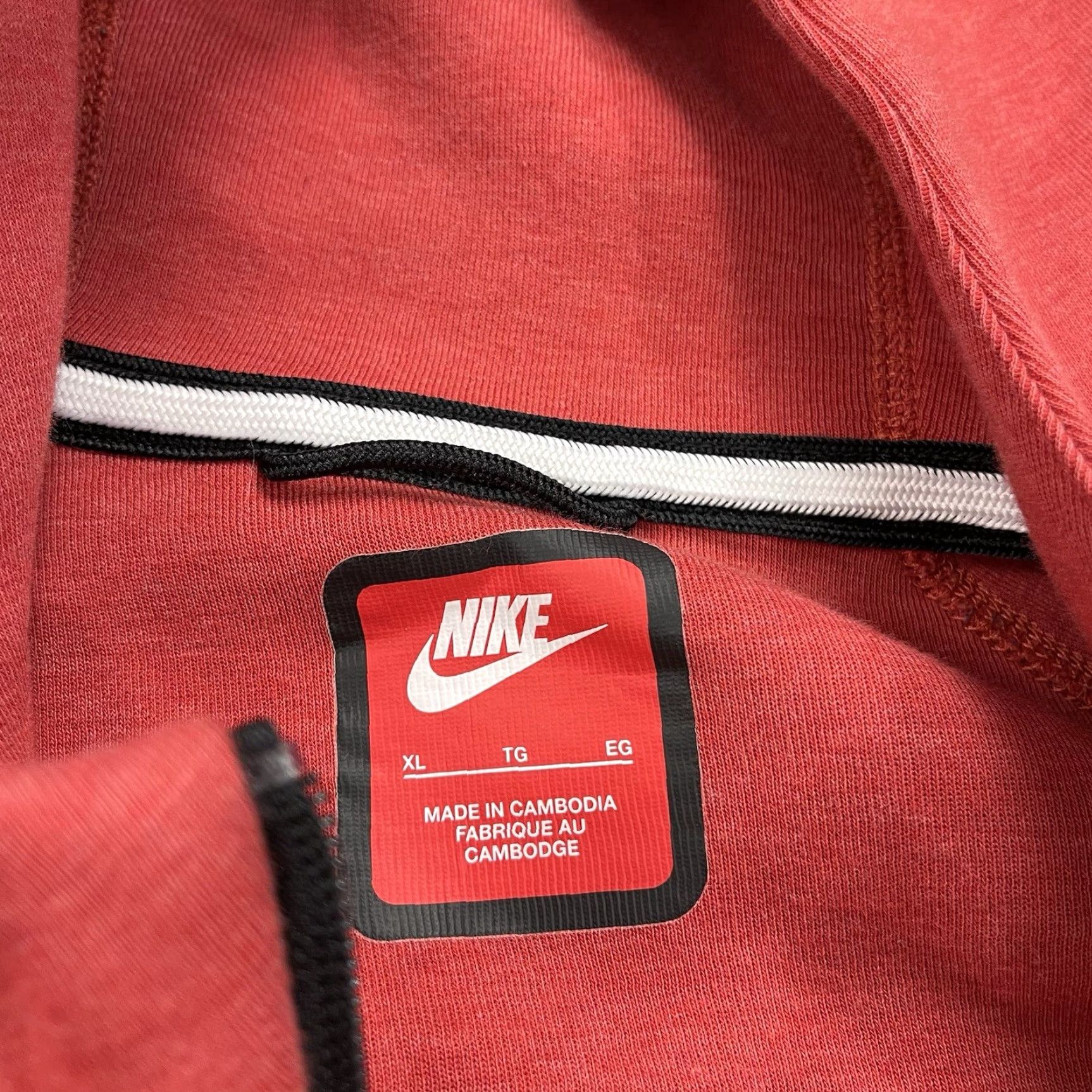 Nike Nike Tech Hoodie Mens XL Red Sportswear Full Zip Hoodie NSW Size US XL / EU 56 / 4 - 4 Thumbnail