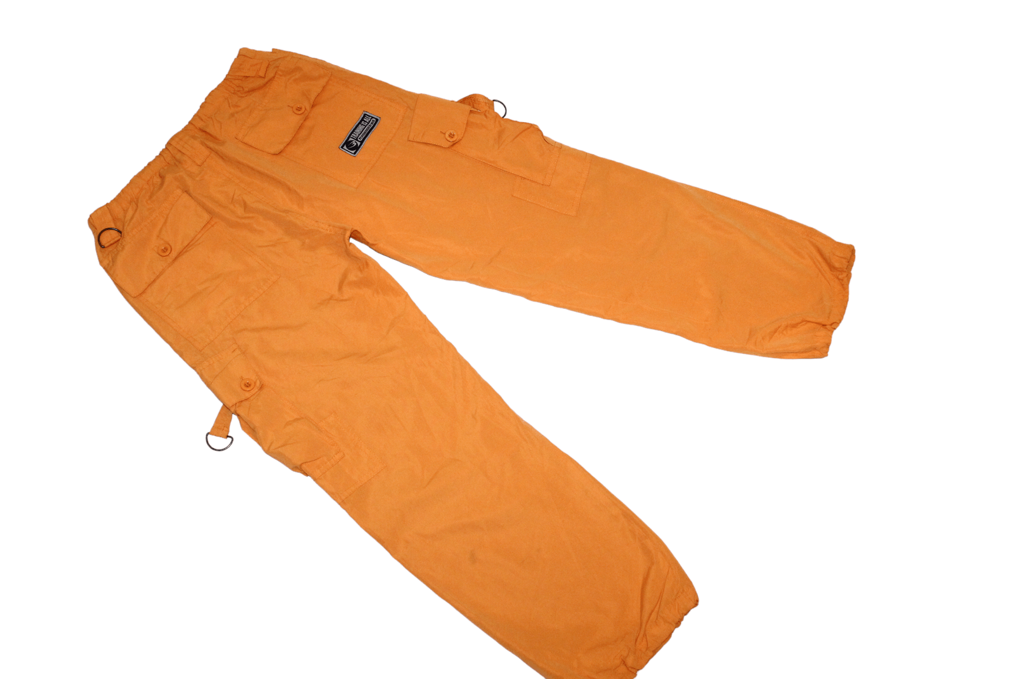 Japanese Brand VTG Body Maker JP Drawsting Waist Nylon Utility Cargo Pants Size US 30 / EU 46 - 10 Thumbnail