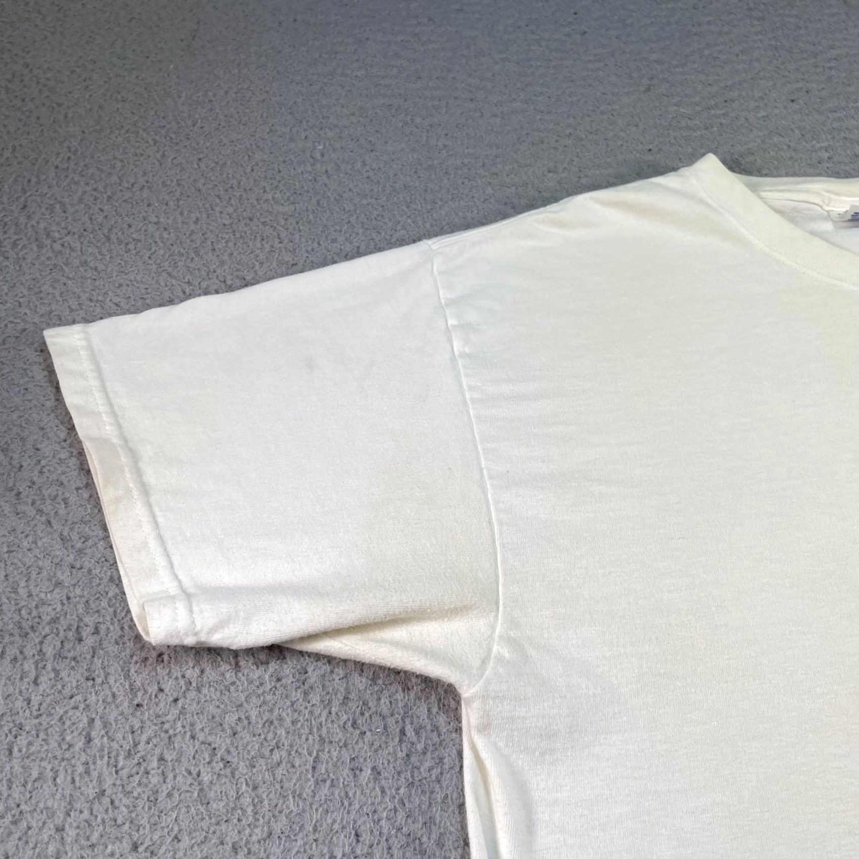 Hanes Vintage Hanes Beefy-T Shirt Mens L White RAM Restaurant & Brewery Chicago Buttface Amber Ale Graphic Print Crew Neck Short Sleeve 90s Humor Pub Beer Size US L / EU 52-54 / 3 - 3 Thumbnail