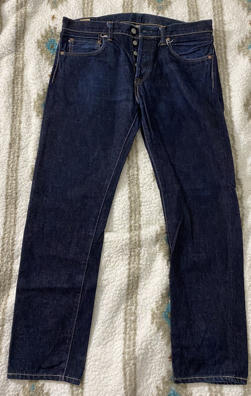 Momotaro Jeans Momotaro 0306SP "Going to Battle" 15.7oz - Tight Tapered 35 Size US 35 - 6 Thumbnail