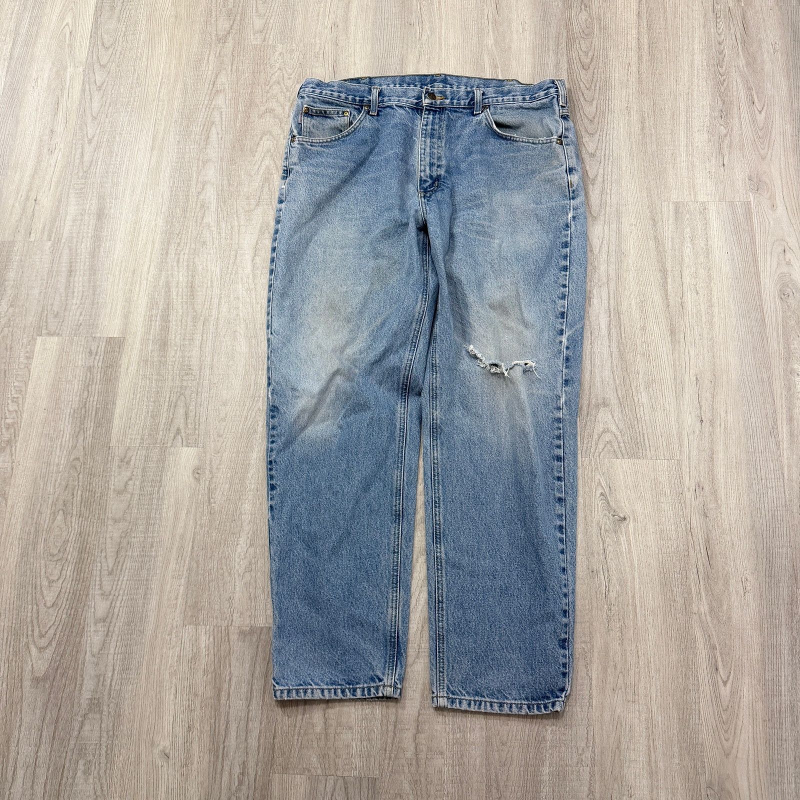 Carhartt Vintage Carhartt Jeans Men's 38x31 Measured Faded Distressed Size US 38 / EU 54 - 1 Thumbnail