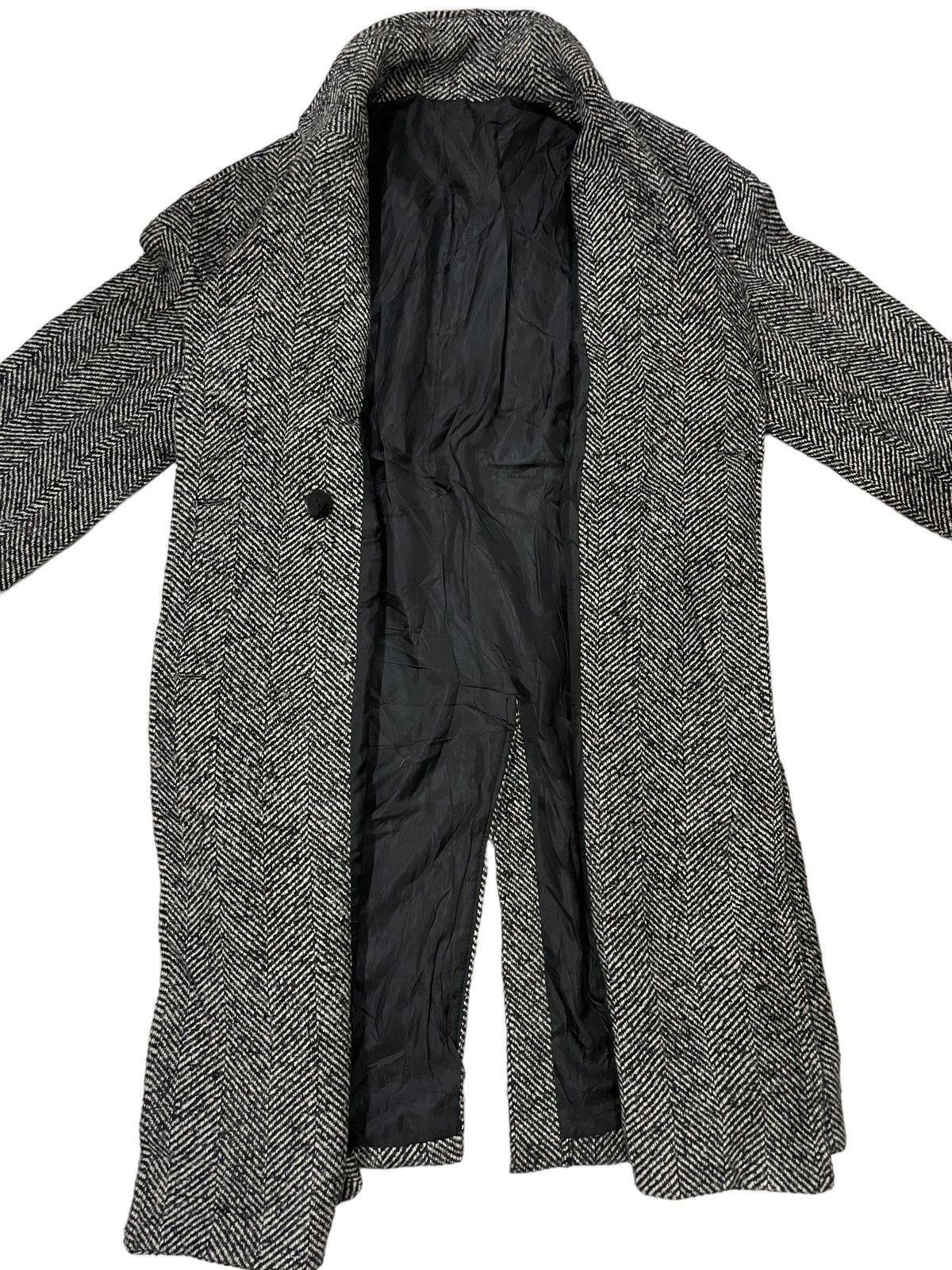 Japanese Brand Sense Of Place by Urban Research Wool Trench Coat Jacket Size US M / EU 48-50 / 2 - 10 Thumbnail
