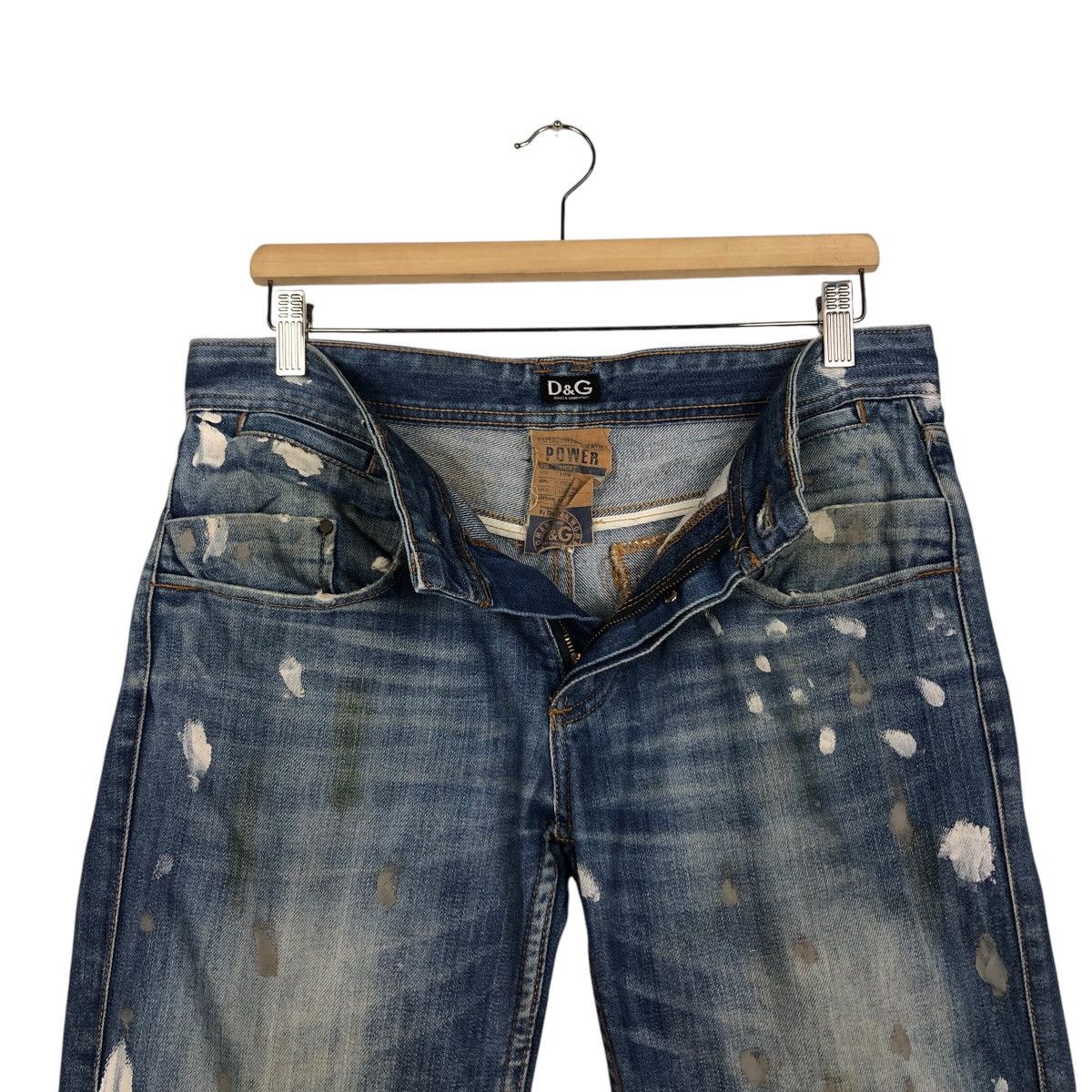 Dolce & Gabbana 📌Vintage Distressed Denim Jeans D&G Made in Italy Size US 34 / EU 50 - 19 Thumbnail