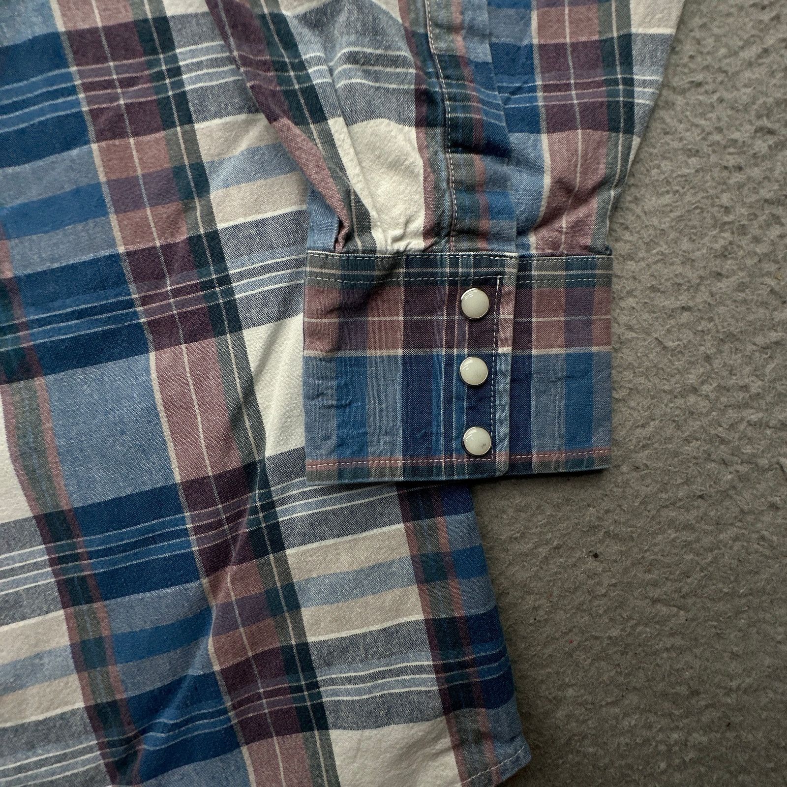 Wrangler Vintage Wrangler Western Pearl Denim Long Sleeve Shirt XXL Size US XXL / EU 58 / 5 - 8 Thumbnail