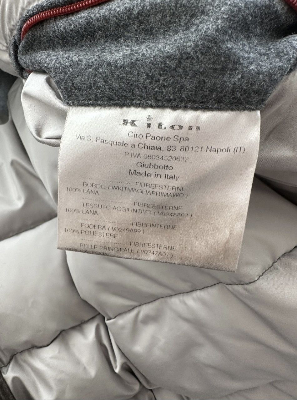 Kiton Suede and wool puffer jacket size IT48 Size US M / EU 48-50 / 2 - 10 Thumbnail