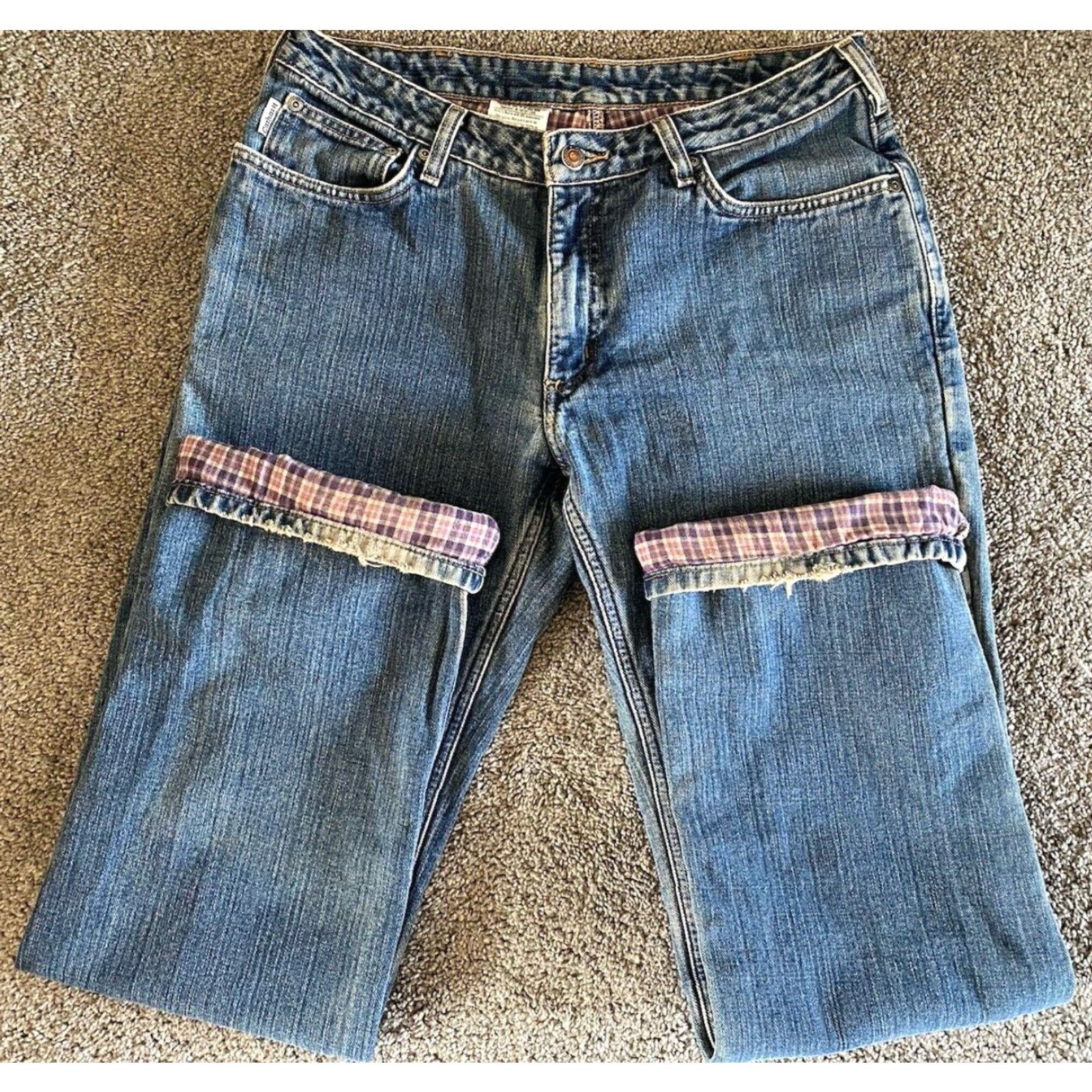 Carhartt VINTAGE Carhartt Women’s Pants 8x34 Flannel Lined WB022 ADT Jeans Blue Regular Women Grunge Hipster USA 8x34 Pants Size 30" / US 8 / IT 44 - 2 Thumbnail