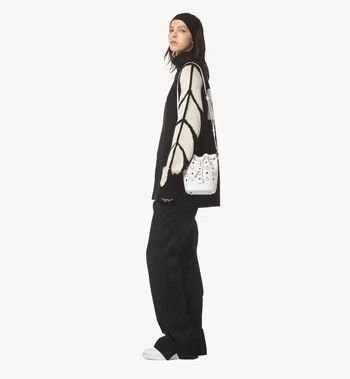 MCM o1mt1gz0625 Size: OS / Drawstring Bag in White Size ONE SIZE - 6 Thumbnail