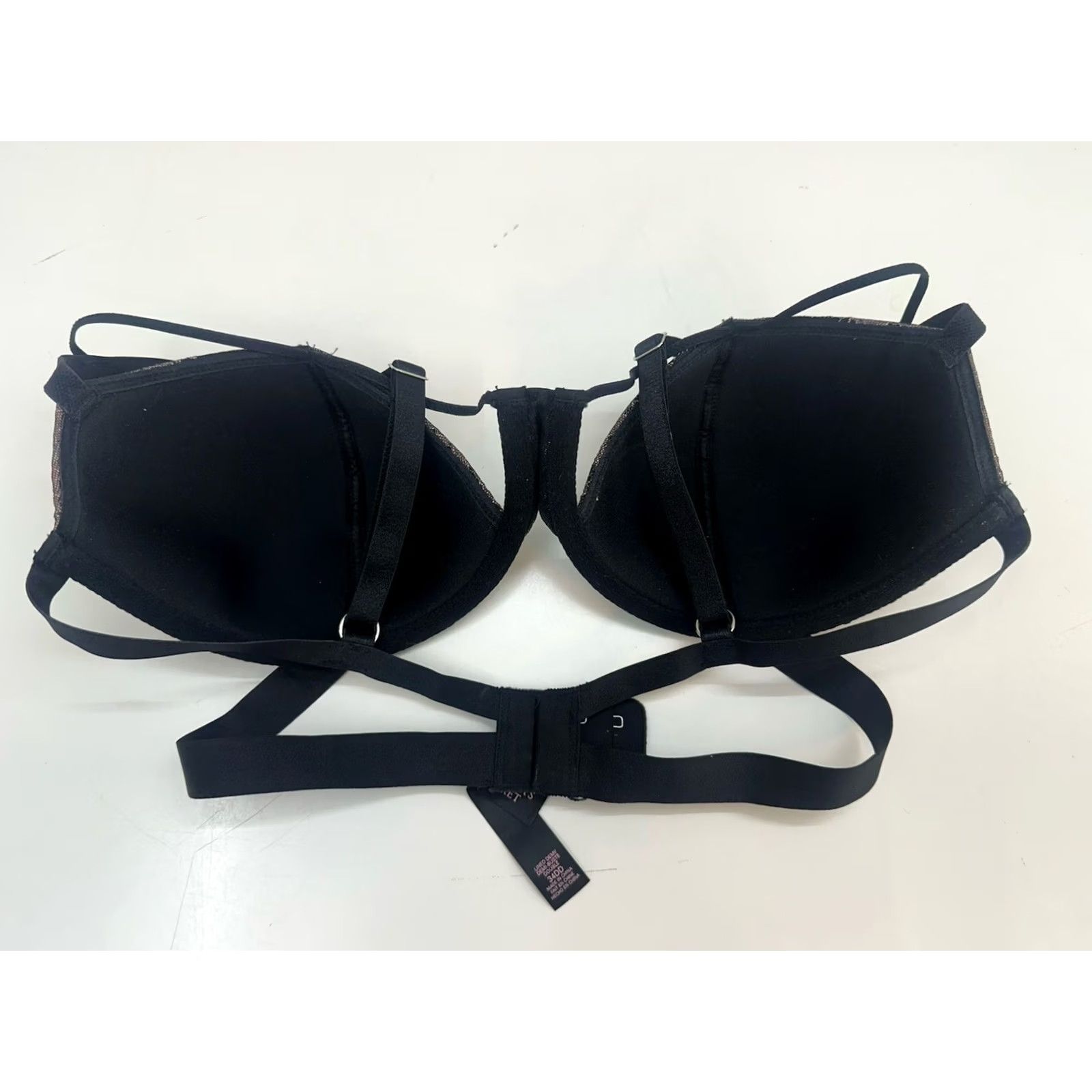 Victoria's Secret Victoria's Secret Bra 34DD Lined Demi Black Underwired T-Shirt Cup DD Womens lingerie Size ONE SIZE - 6 Thumbnail