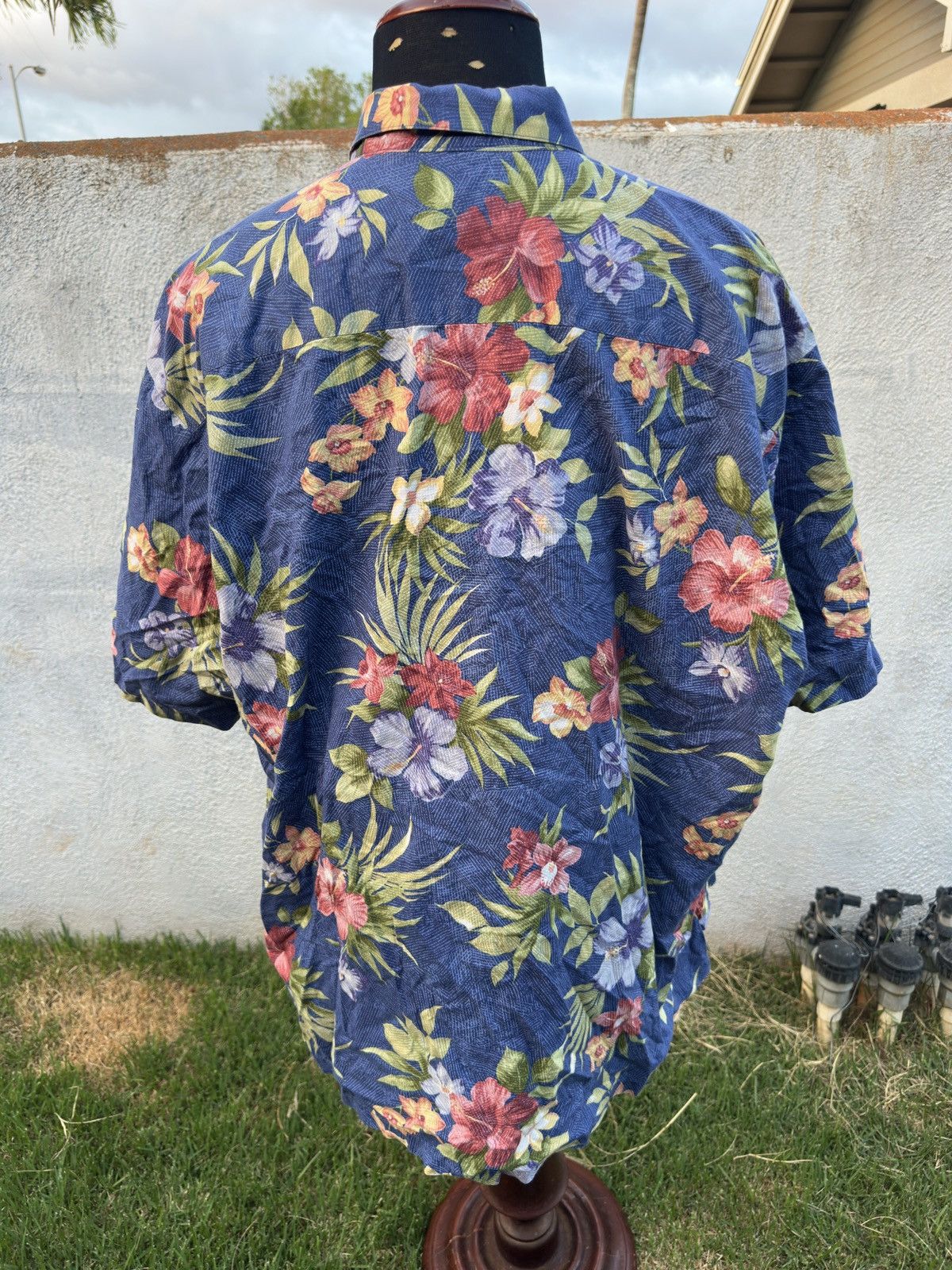 Tori Richard PreOwned Tori Richard Hawaiian Print Multicolored Men's 3XL Size US XXL / EU 58 / 5 - 2 Thumbnail