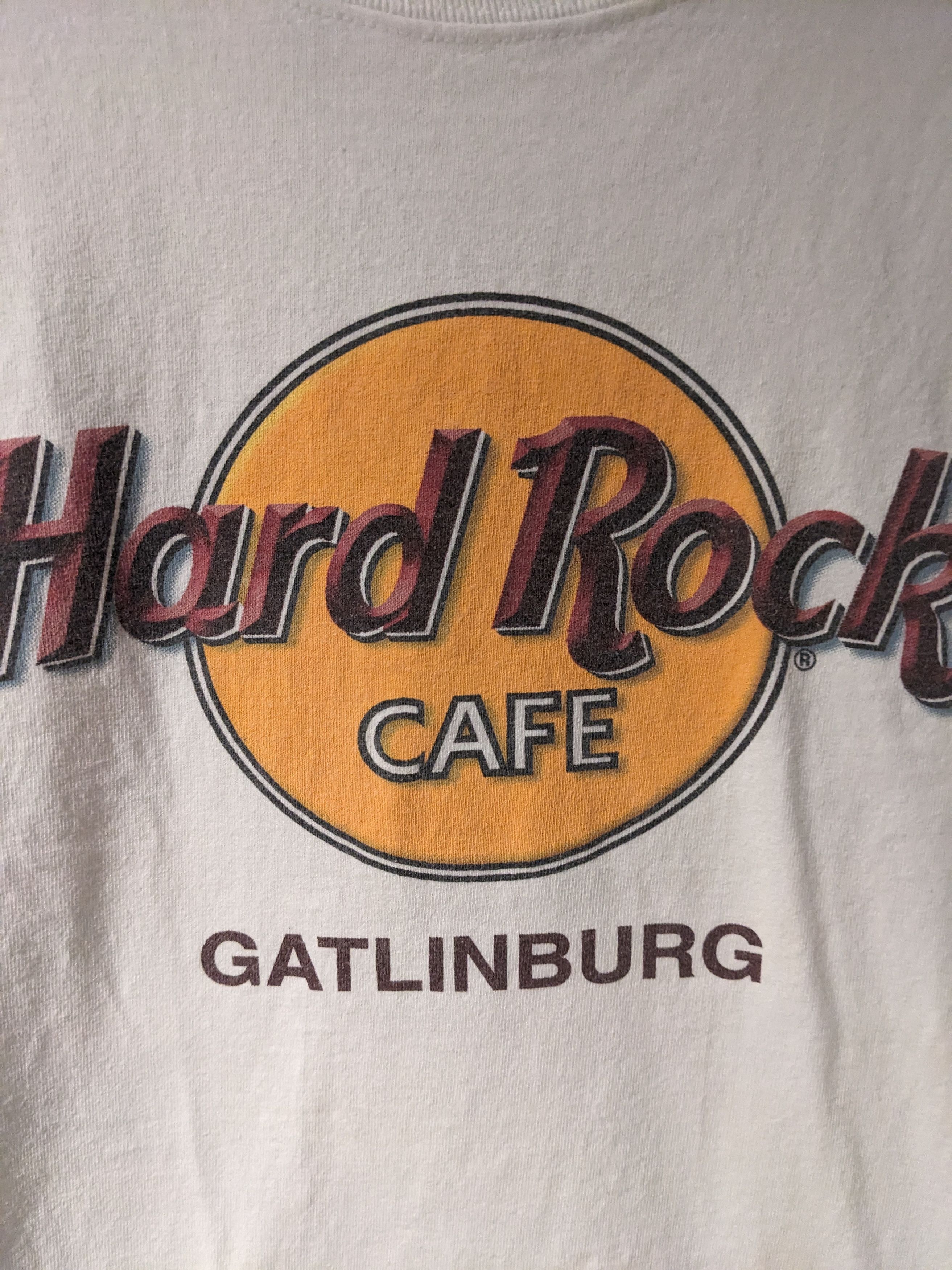 Hard Rock Cafe × Vintage Vintage 90s Hard Rock Café Gatlinburg Logo Medium T-Shirt Size US M / EU 48-50 / 2 - 2 Thumbnail