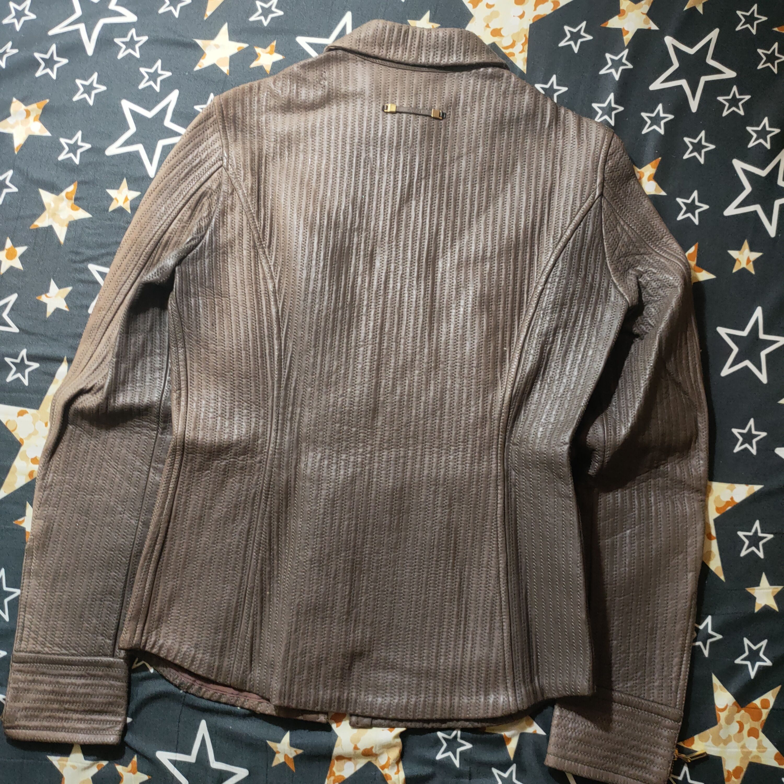Gucci × Vintage Gucci Stitched Leather Jacket Size S / US 4 / IT 40 - 12 Thumbnail