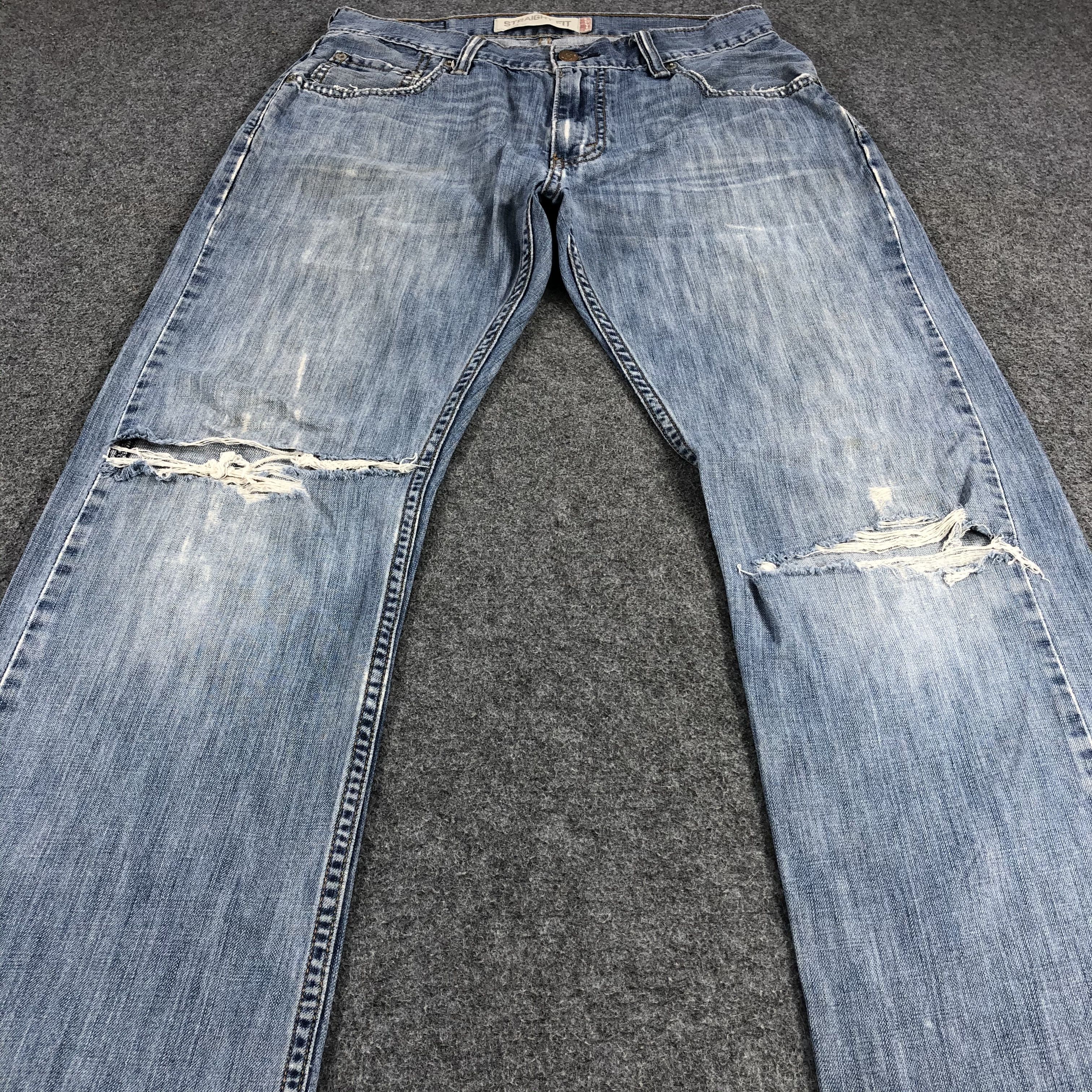 Levi's Vintage Distress Levis 505 Jeans-JM1240 Size US 30 / EU 46 - 3 Thumbnail