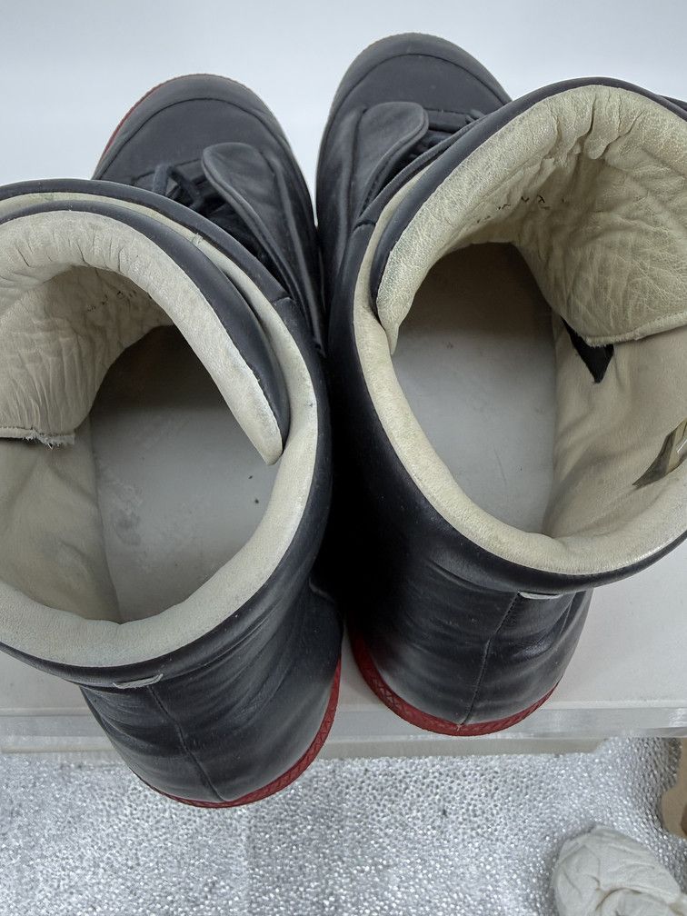 Maison Margiela Future High Black Red Size US 11 / EU 44 - 6 Thumbnail