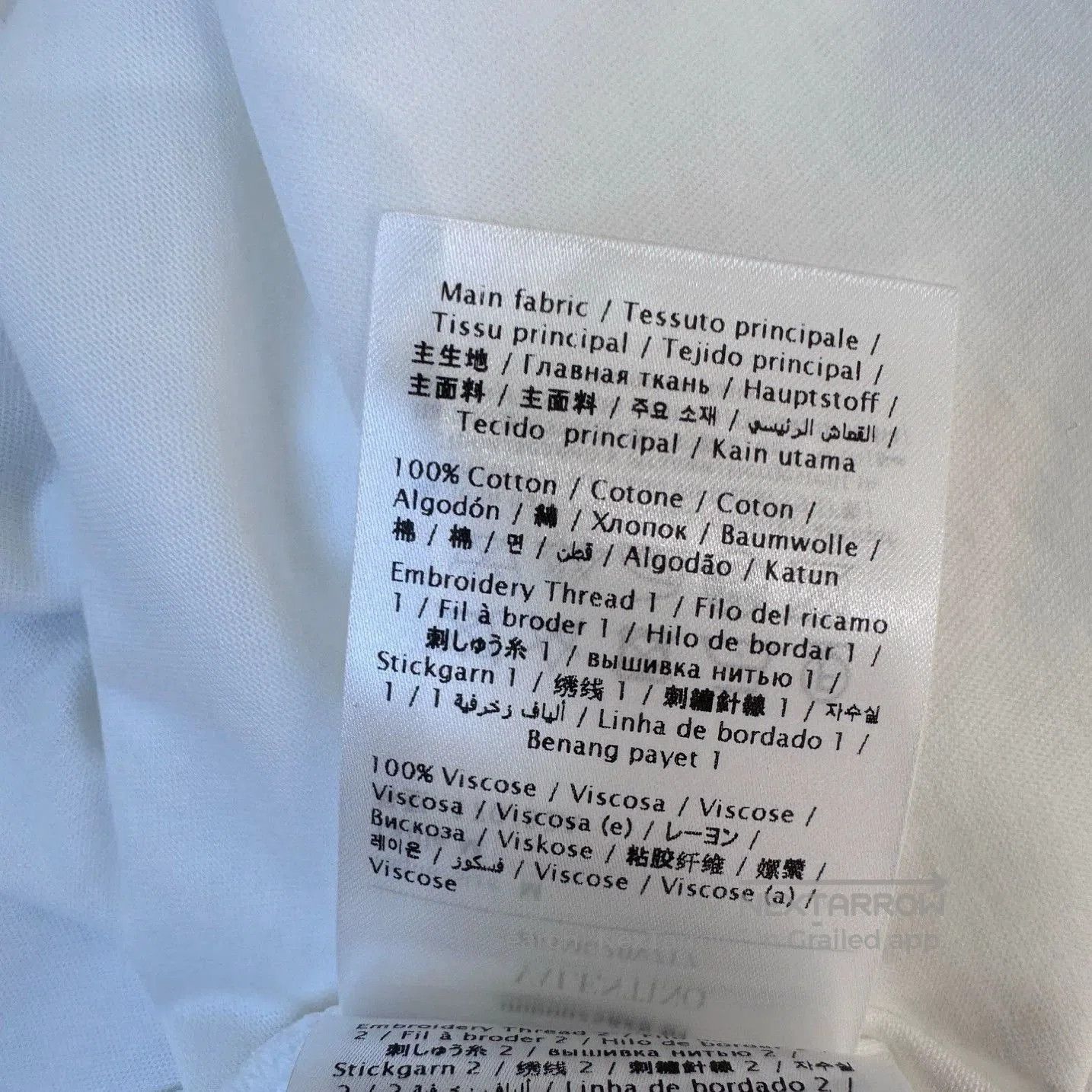 Valentino Valentino White Sequin Logo Short Sleeve T-shirt. Size US M / EU 48-50 / 2 - 7 Thumbnail