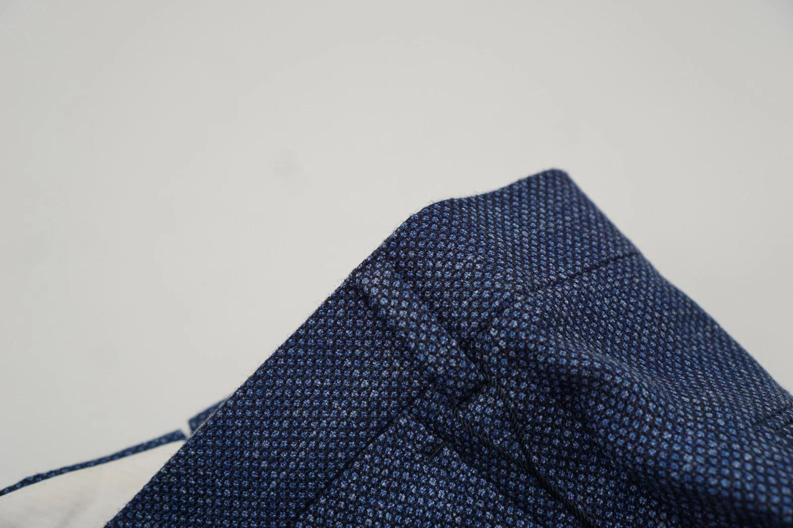 Suitsupply Men Suitsupply Pants Silk Wool Linen Blue Size UK/US48 Size 48R - 4 Thumbnail
