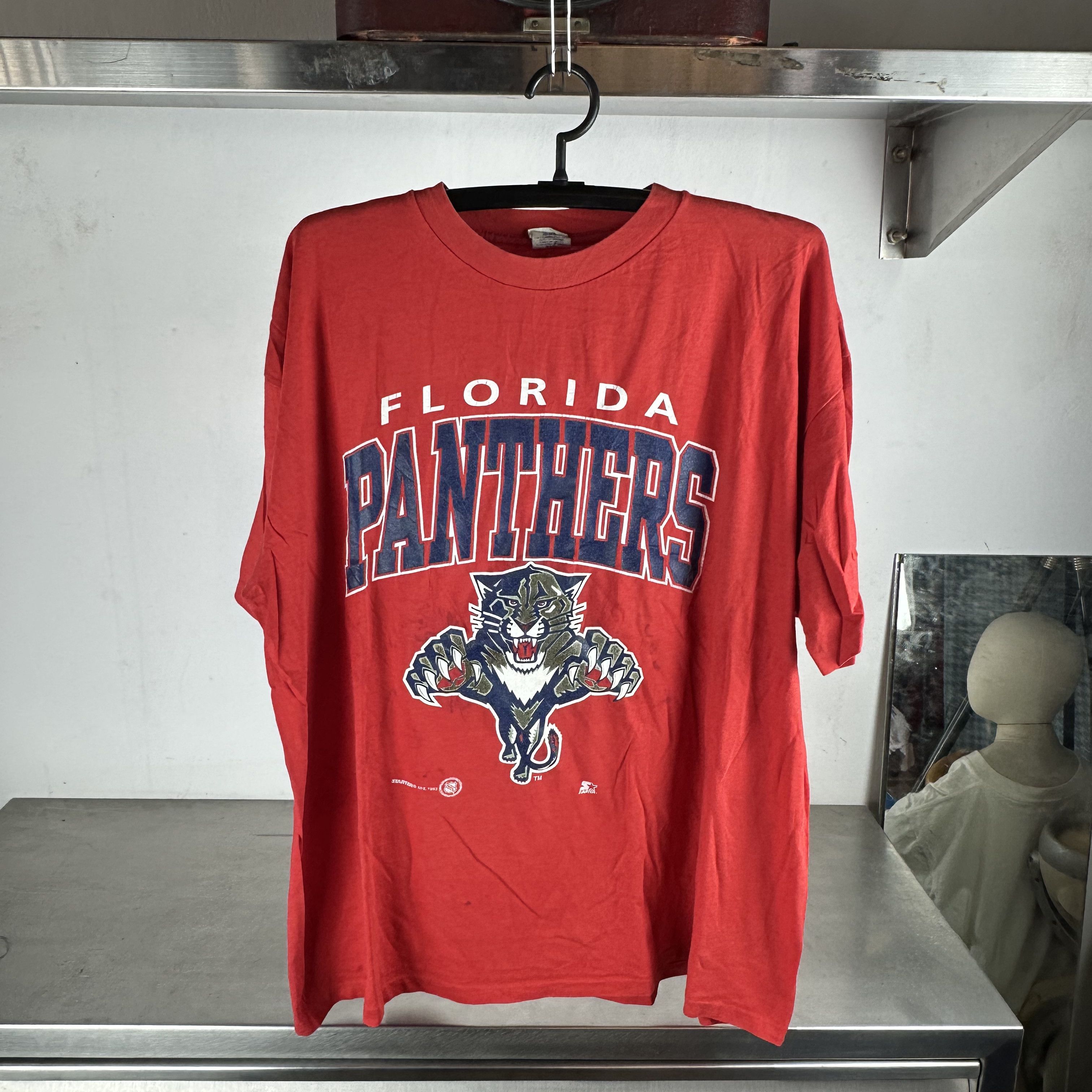 Vintage Vintage 1993 Florida Panthers NHL Starter 2XL T-shirt Size US XXL / EU 58 / 5 - 1 Thumbnail