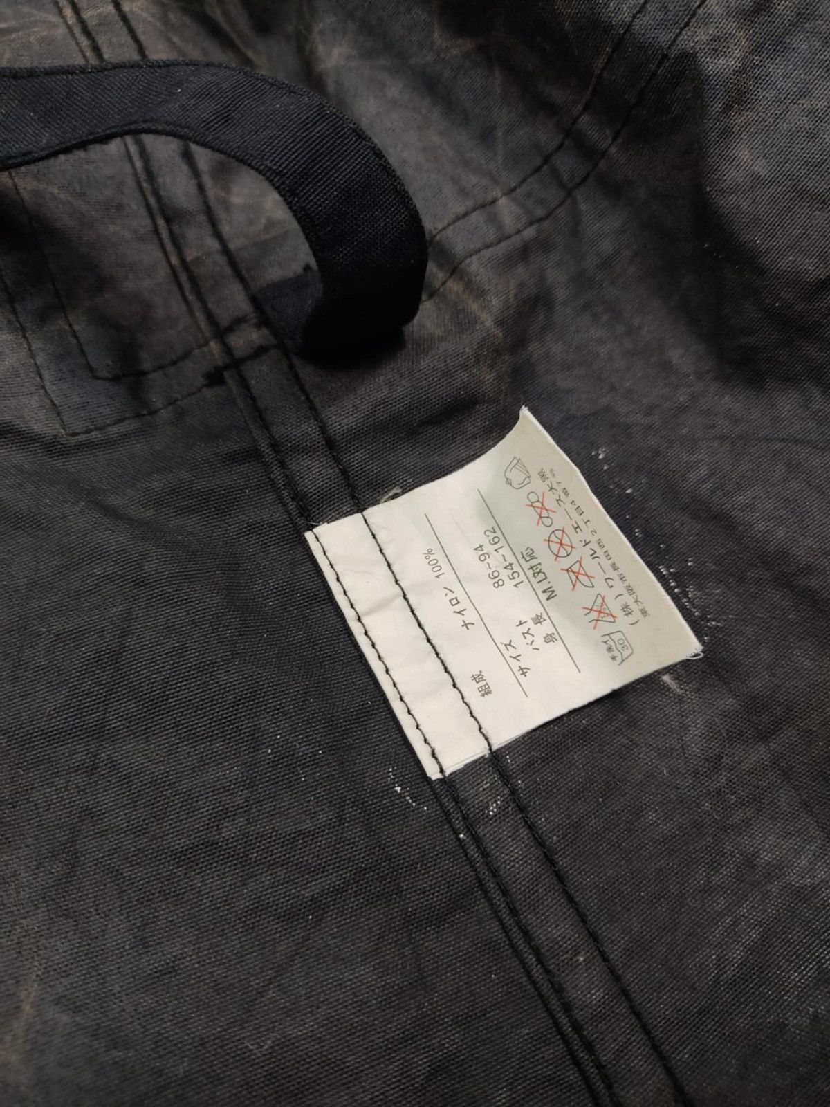 Fiorucci × Vintage Vintage 90s FIORUCCI Italy Black Nylon Long Jacket Size US M / EU 48-50 / 2 - 7 Thumbnail