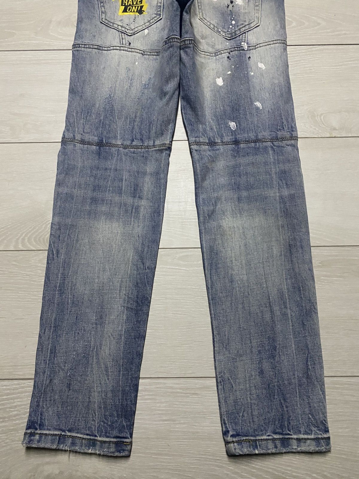 Dsquared2 Vintage DSquared Patches Distressed Amiri Style Skinny Jeans Size US 30 / EU 46 - 6 Thumbnail