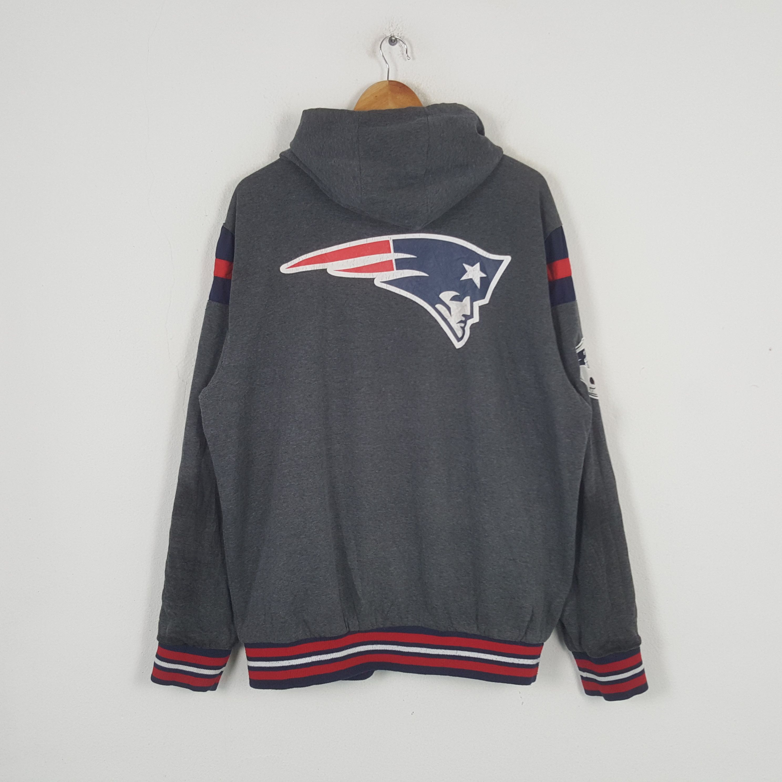 NFL × Vintage Vintage New England Patroits Reversible Sport Hoodies C288N2 Size US XL / EU 56 / 4 - 3 Thumbnail
