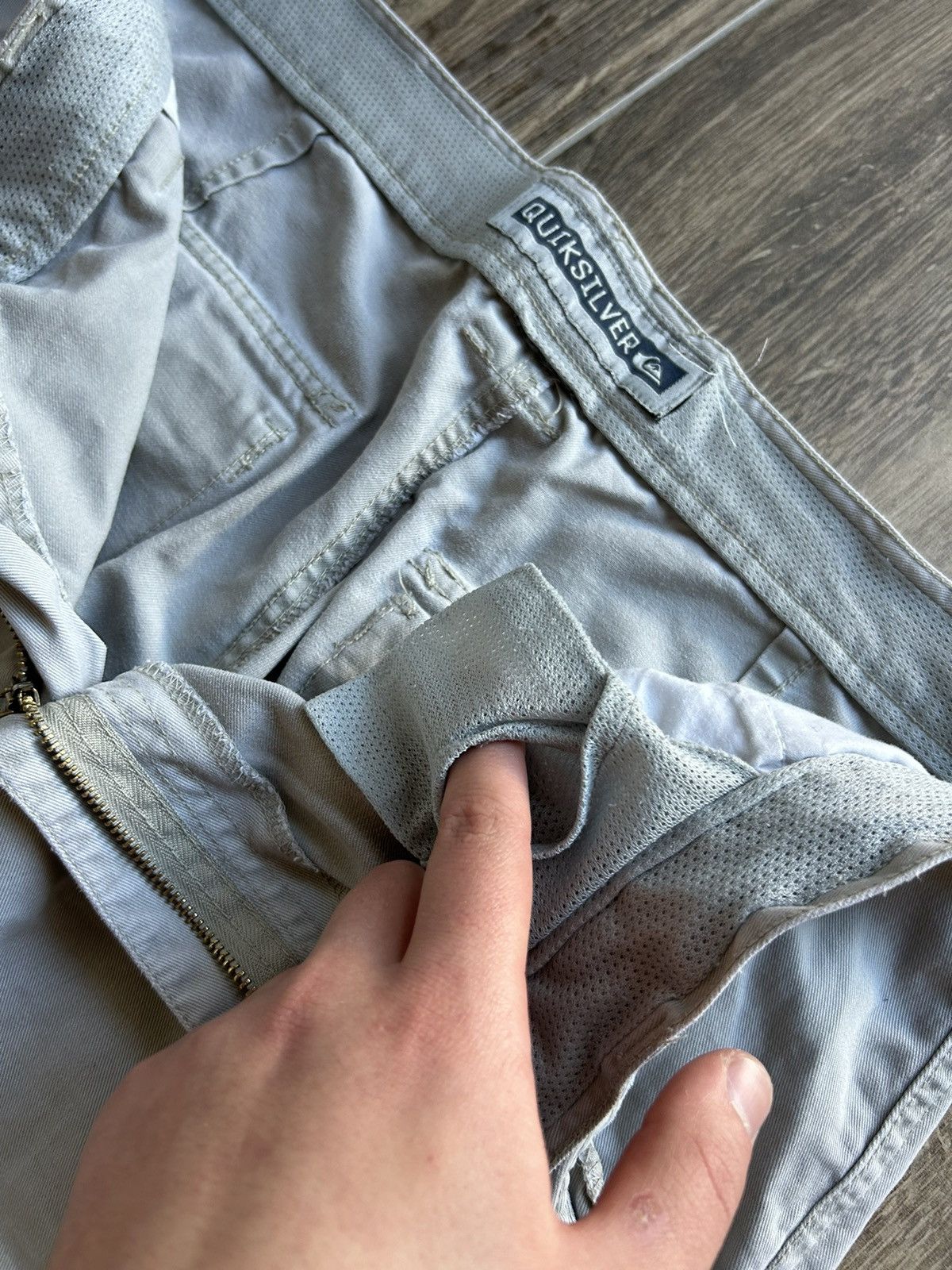 Quicksilver × Vintage Vintage Quicksilver mens baggy cargo pants rare y2k Size US 34 / EU 50 - 6 Thumbnail