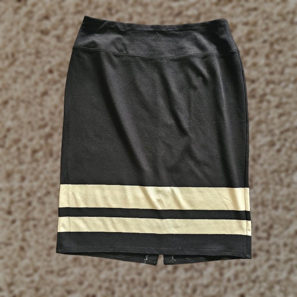 J. Jill J Jill Skirt Women Petite Small Black Pencil Straight Stretch Career Casual Size 28" / US 6 / IT 42 - 1 Thumbnail