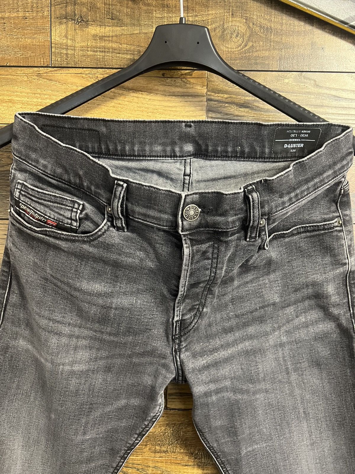 Diesel DIESEL Diesel D-Luster Grey Denim Jeans Slim Fit Stretch Size US 30 / EU 46 - 17 Thumbnail