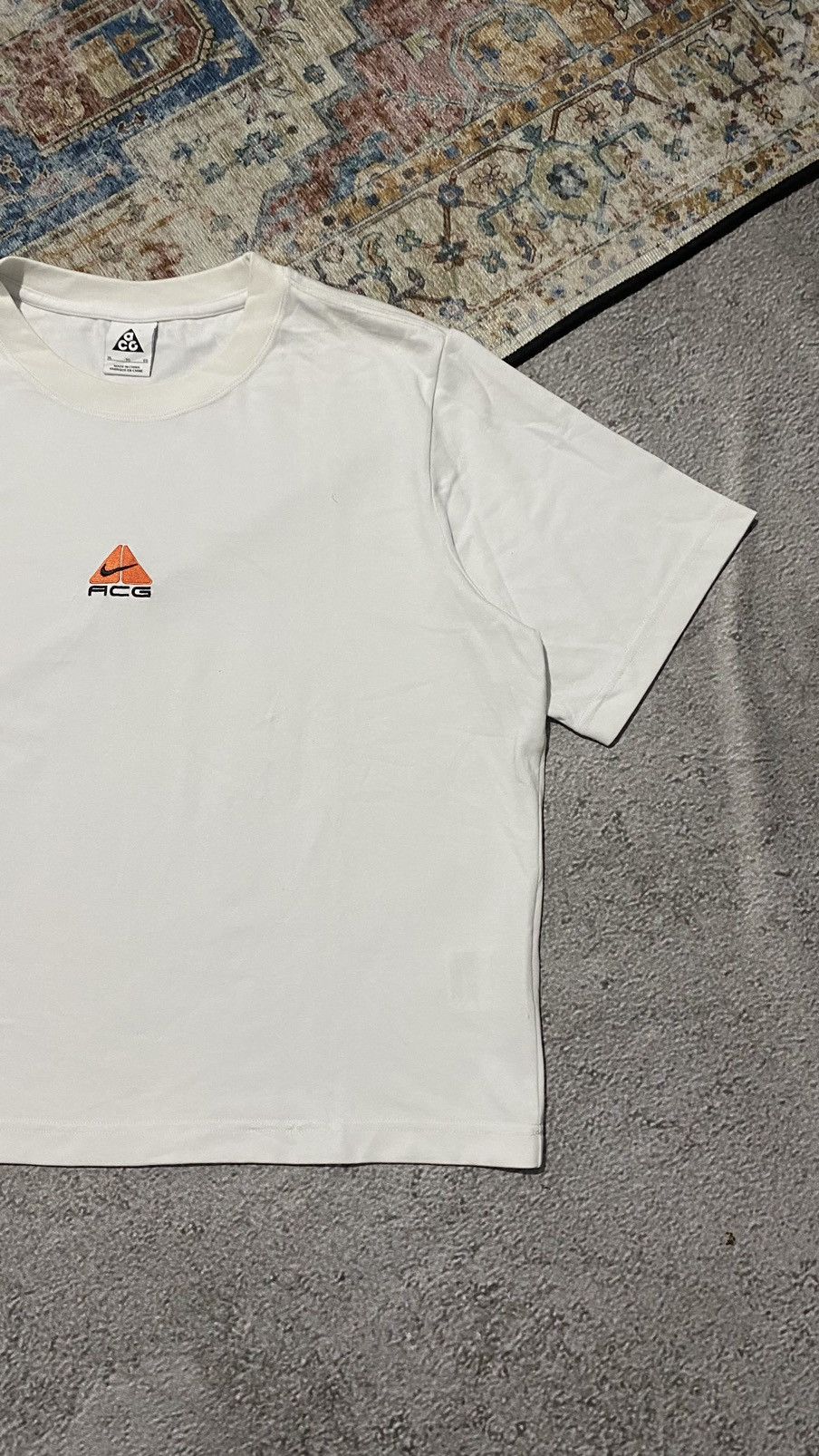 Nike Nike ACG T shirt Embroided Logo White Oversized Size US XL / EU 56 / 4 - 2 Thumbnail