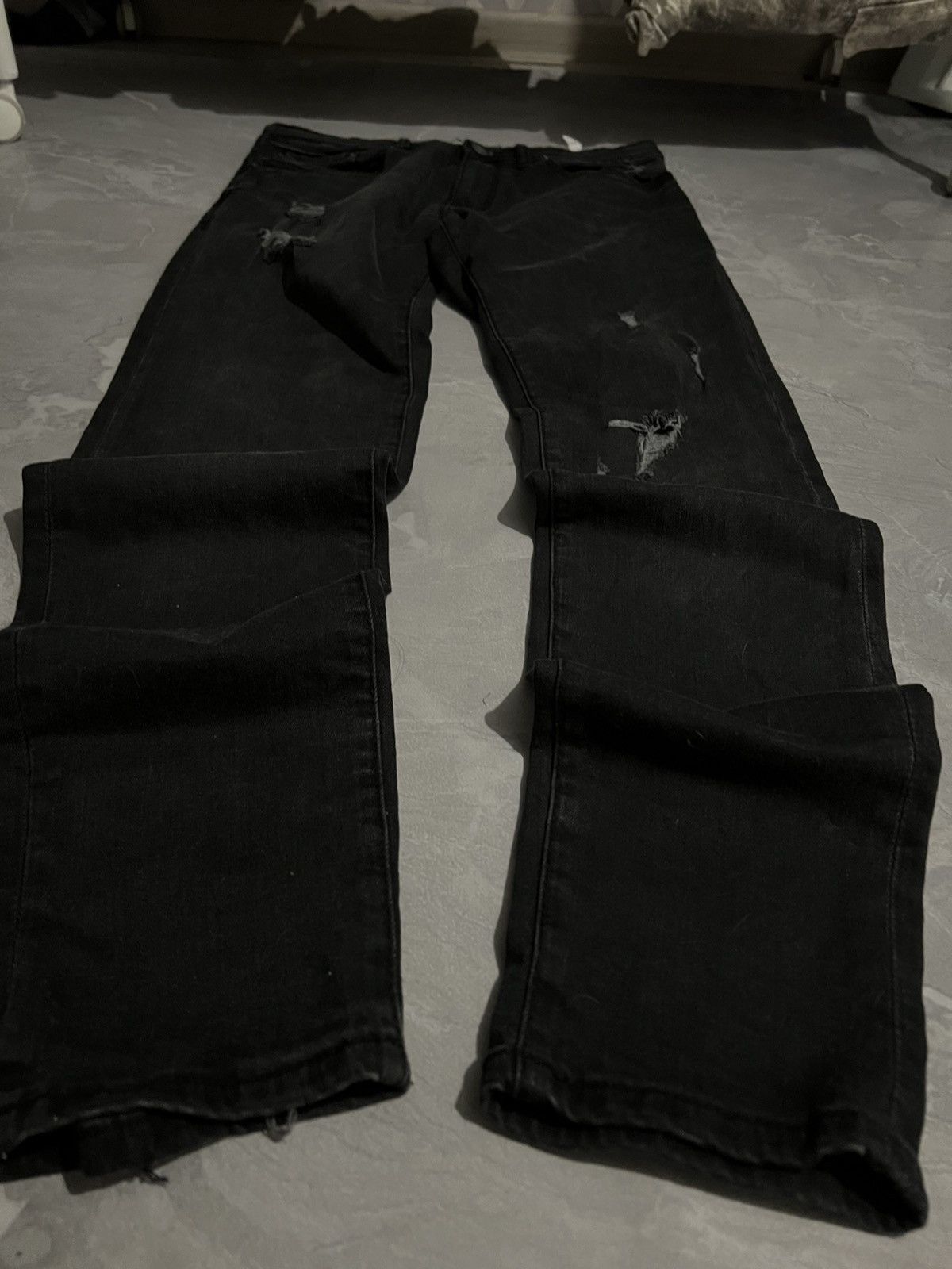 Vintage Underground Skinny Faded Jeans / Balenciaga Style Archive Size US 31 - 3 Thumbnail