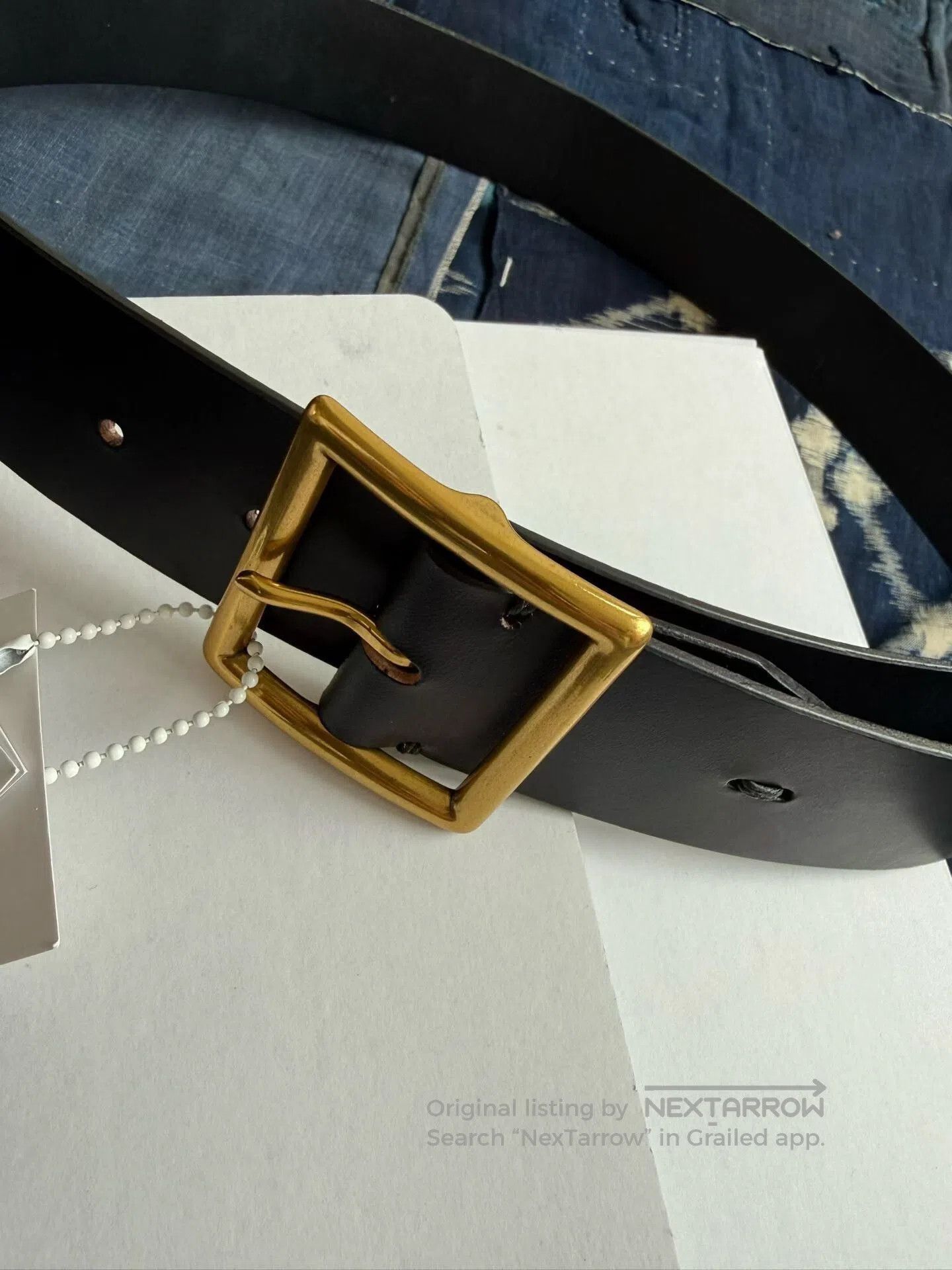 Visvim VISVIM 26SS PLAIN BELT 40MM. Size ONE SIZE - 2 Thumbnail