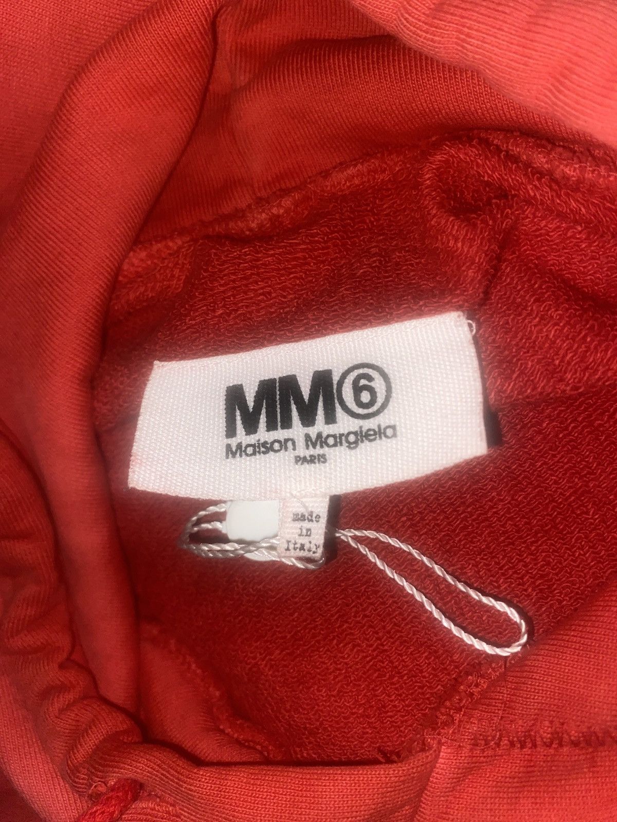 Maison Margiela MM6 Four Sleeve Hooded Sweatshirt In Red Size US M / EU 48-50 / 2 - 4 Thumbnail