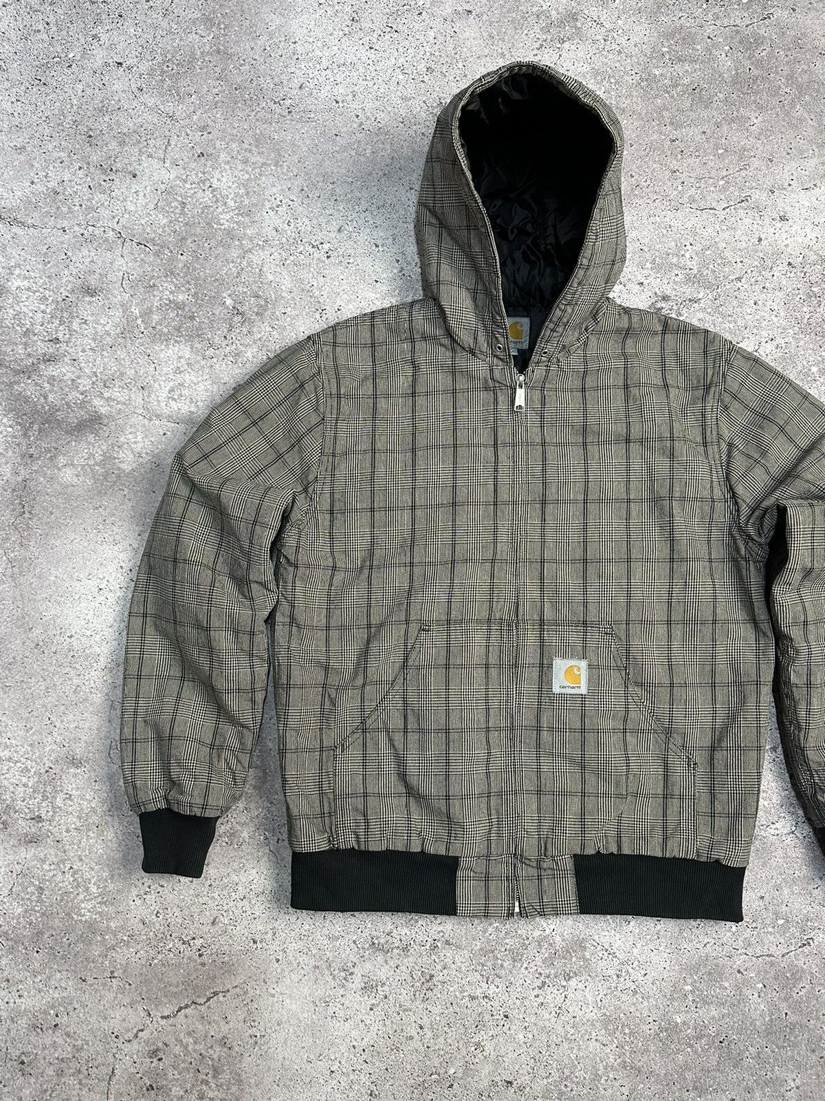 Carhartt Vintage Carhartt Active Jacket Check Print Kanye West Style Size US L / EU 52-54 / 3 - 3 Thumbnail