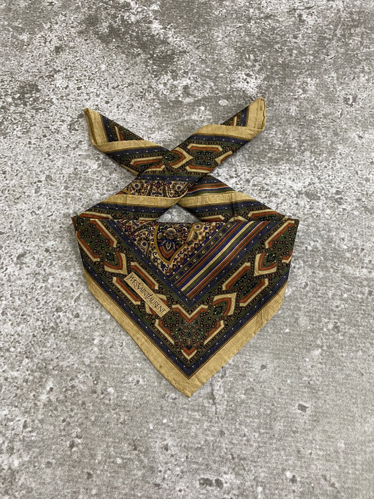Yves Saint Laurent Yves saint laurent Handkerchief / Bandana / Neckerchief Size ONE SIZE - 1 Thumbnail