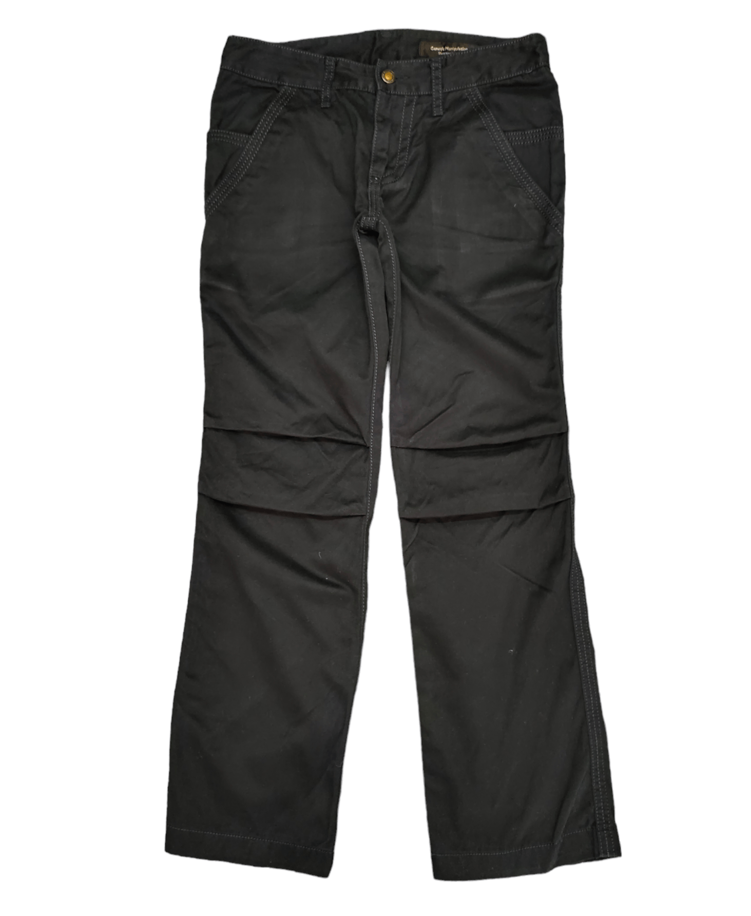 Genetic Manipulation Shinichiro Kuriya Genetic Manipulation Indigo Buckle Back Pants Undercover Sty Size US 30 / EU 46 - 1 Thumbnail