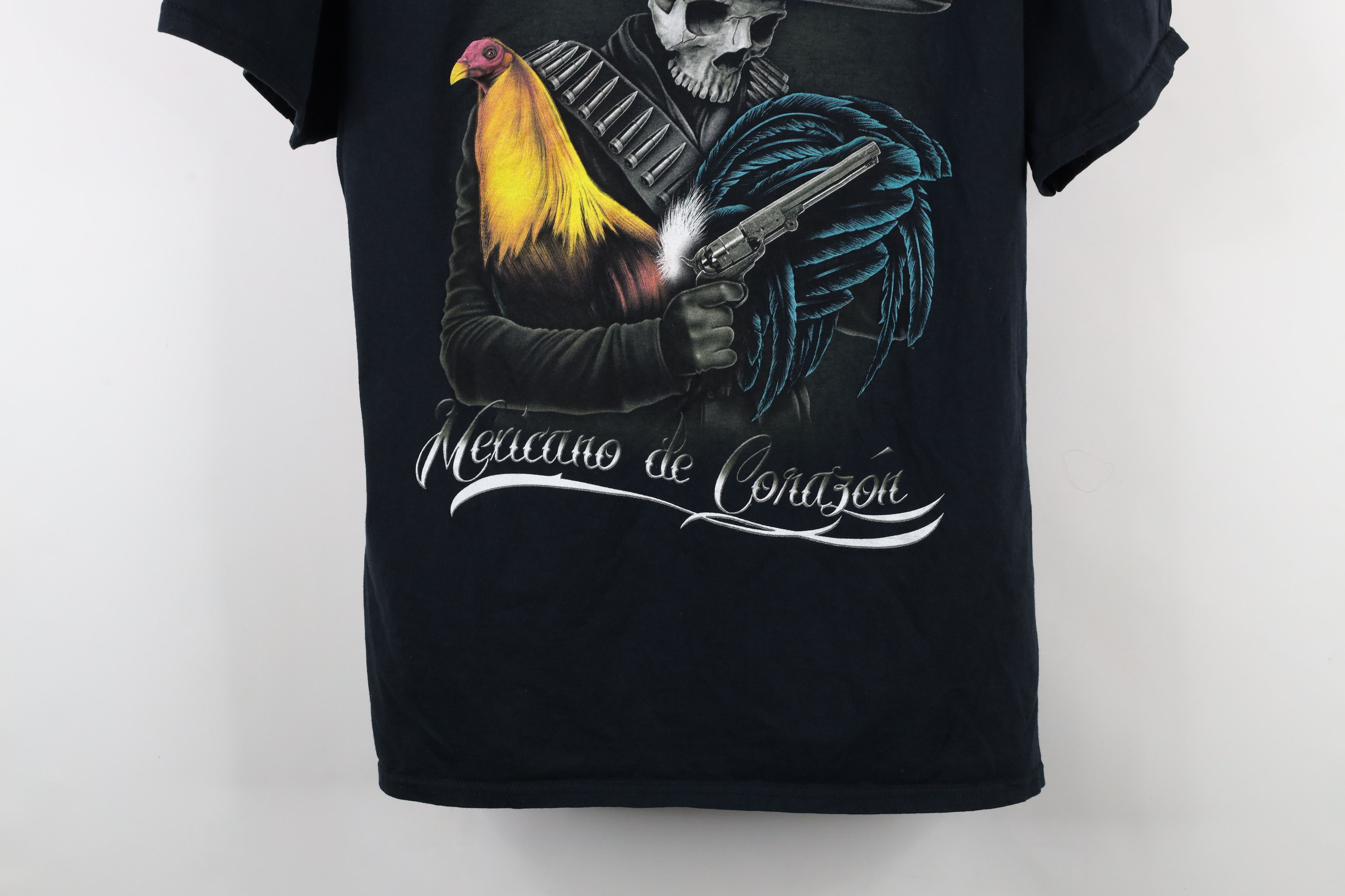 Vintage Vintage Y2K Streetwear Cowboy Mexicano de Corazon T-Shirt Size US XL / EU 56 / 4 - 3 Thumbnail