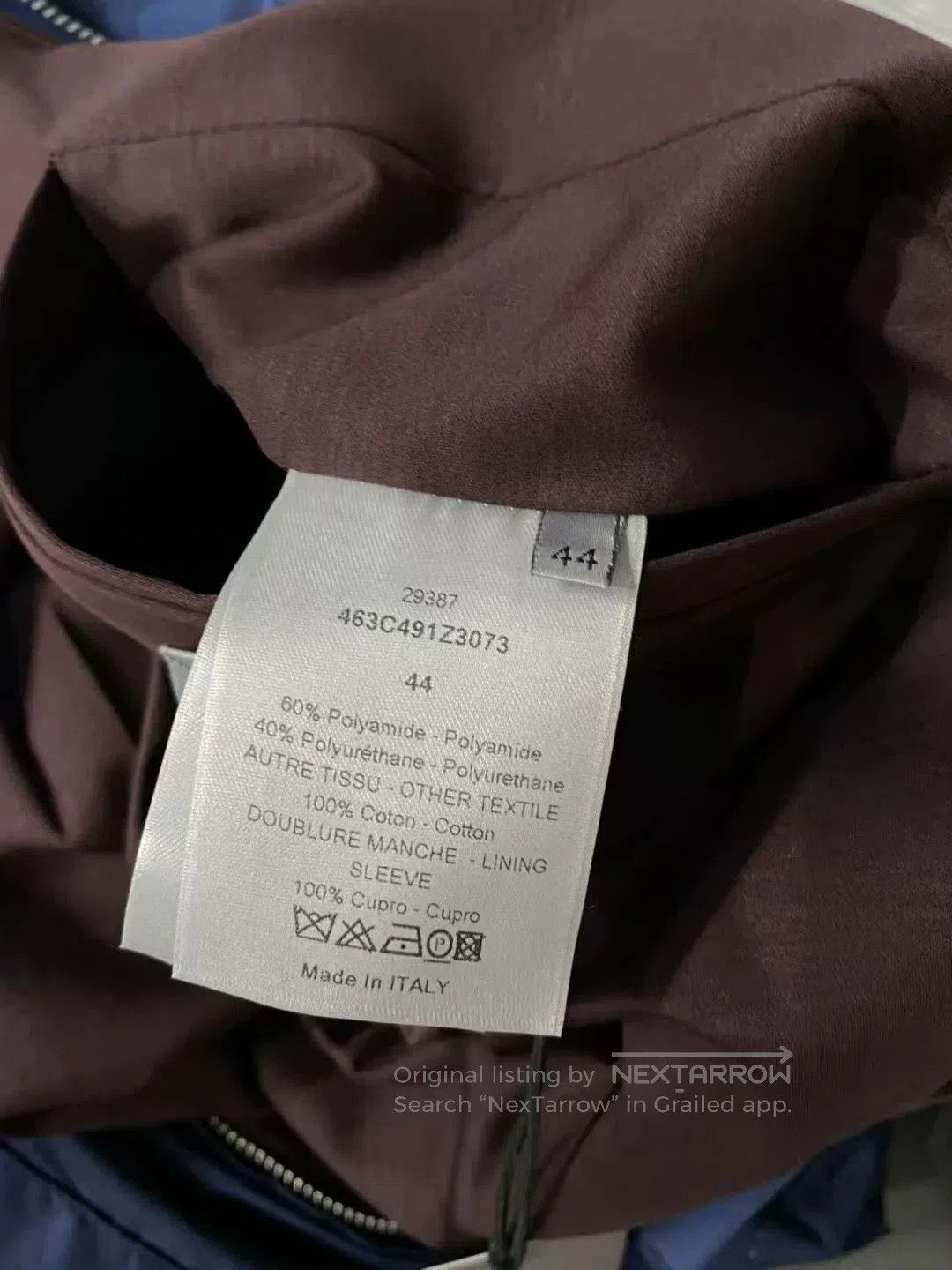 Dior Dior Navy Nylon Zip Hooded Jacket. Size US S / EU 44-46 / 1 - 6 Thumbnail