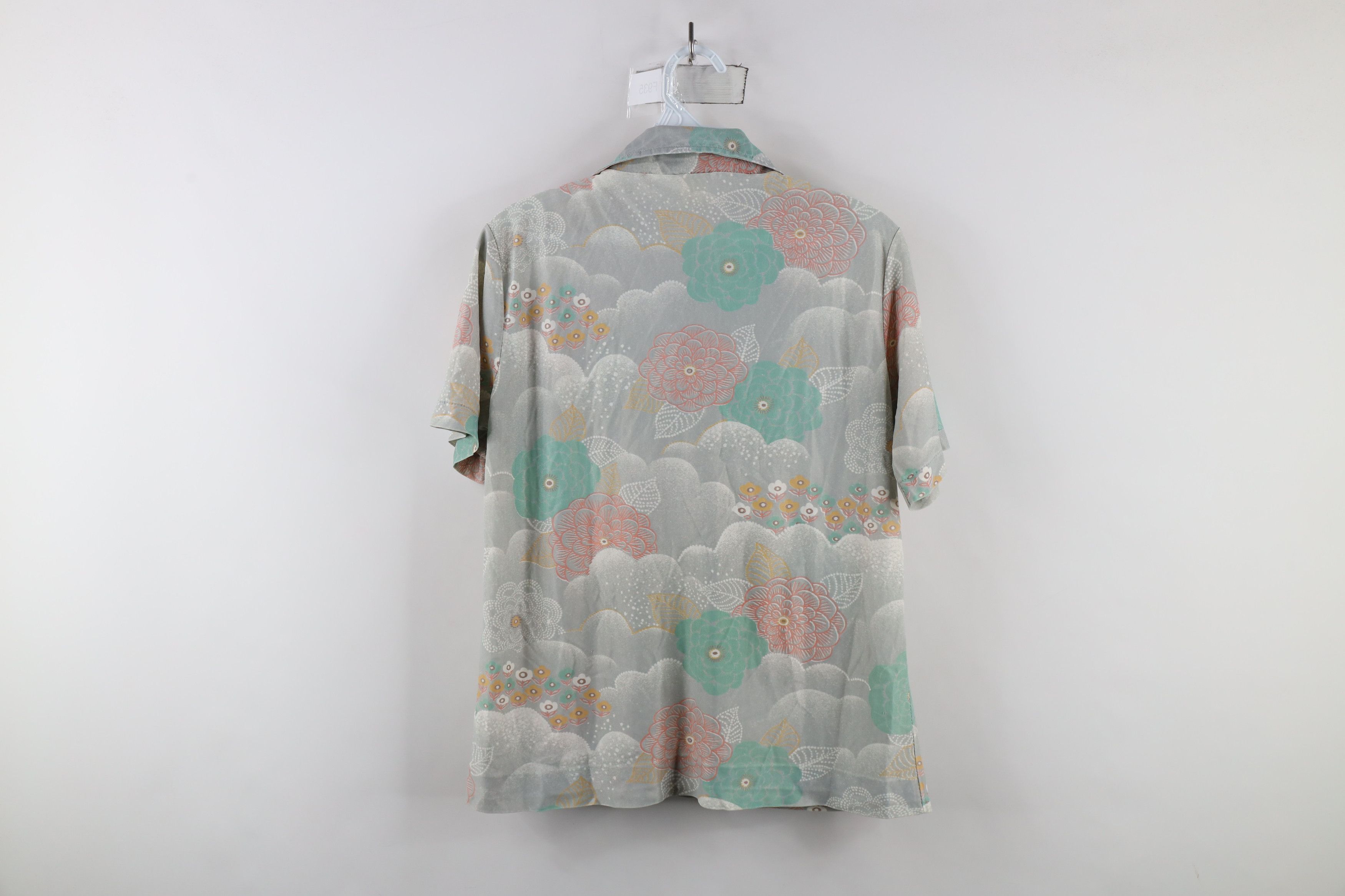 Vintage Vintage 70s Streetwear Clouds Knit Collared Polo Shirt USA Size S / US 4 / IT 40 - 9 Thumbnail