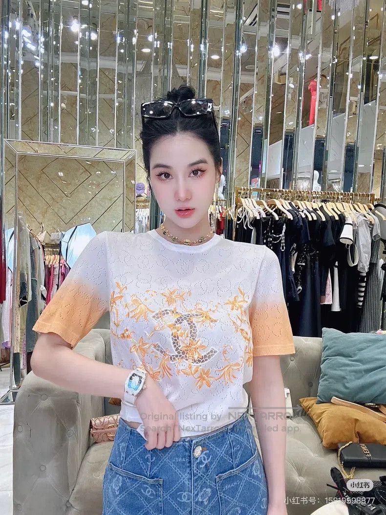 Chanel Chanel 23A Handicraft Workshop Series White Orange Gradien Size XS / US 0-2 / IT 36-38 - 8 Thumbnail